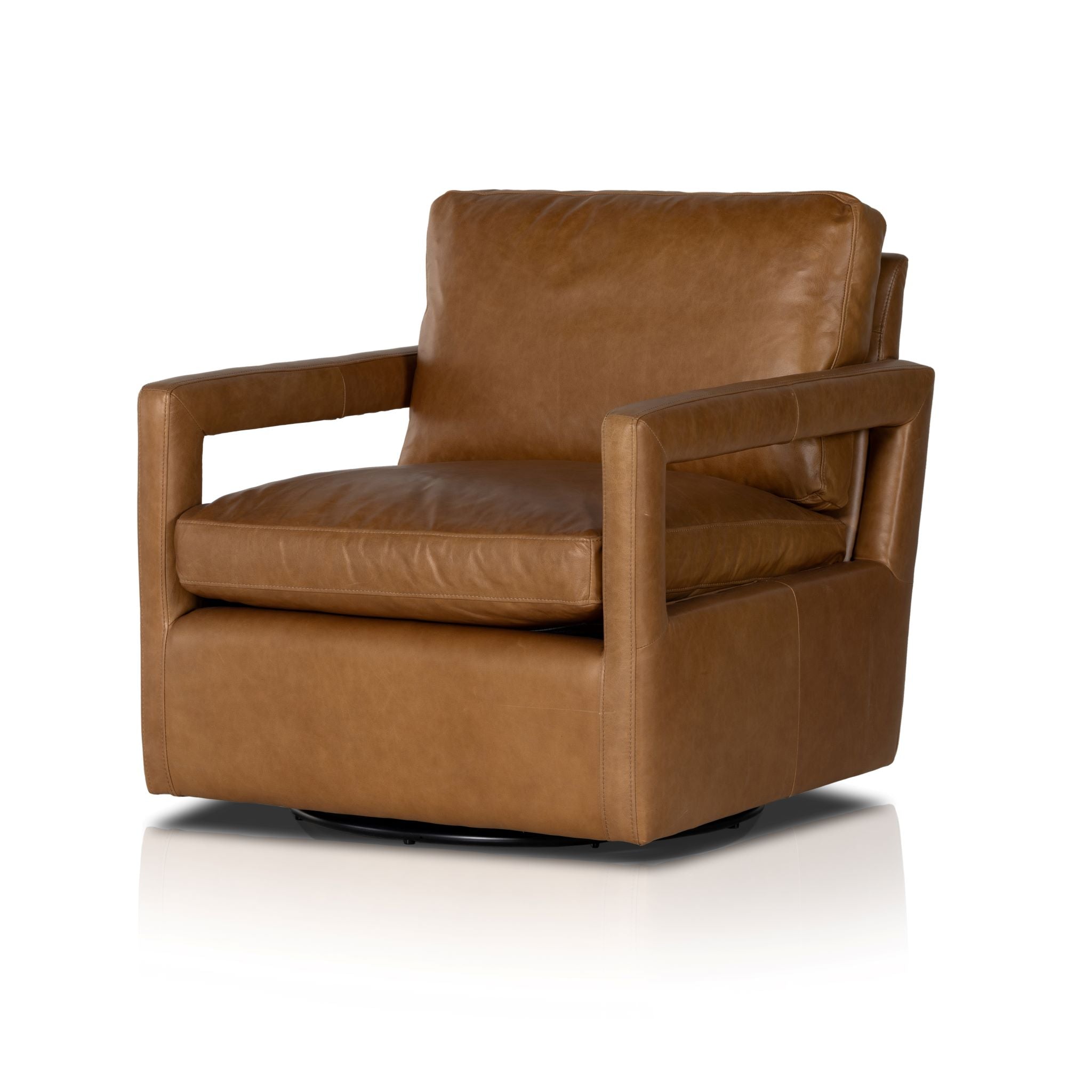 Olson Swivel Chair Sonoma ButterscotchSwivel Chair Four Hands Sonoma Butterscotch Four Hands, Mid Century Modern Furniture, Old Bones Furniture Company, Old Bones Co, Modern Mid Century, Designer Furniture, https://www.oldbonesco.com/