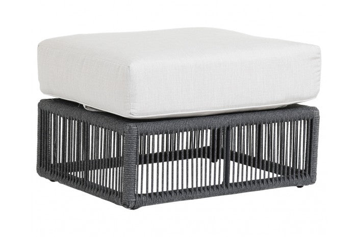 Milano Ottoman Outdoor Sunset West Four Hands, Burke Decor, Mid Century Modern Furniture, Old Bones Furniture Company, Old Bones Co, Modern Mid Century, Designer Furniture, https://www.oldbonesco.com/