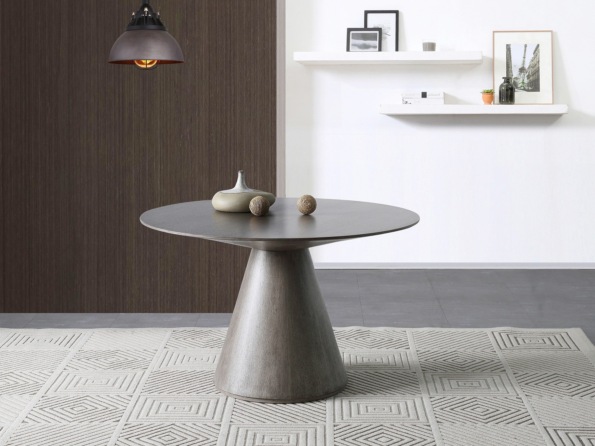 Kira Round Dining Table Dining Table Whiteline     Four Hands, Burke Decor, Mid Century Modern Furniture, Old Bones Furniture Company, Old Bones Co, Modern Mid Century, Designer Furniture, https://www.oldbonesco.com/