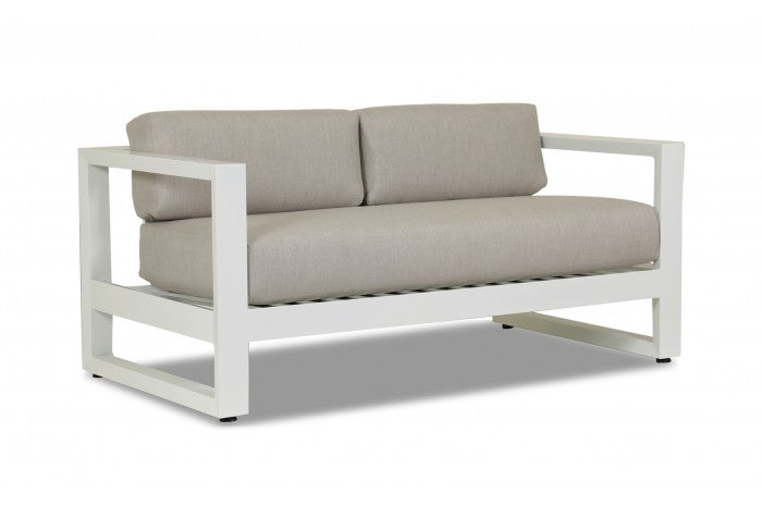 Newport Loveseat Outdoor Sunset West Four Hands, Burke Decor, Mid Century Modern Furniture, Old Bones Furniture Company, Old Bones Co, Modern Mid Century, Designer Furniture, https://www.oldbonesco.com/