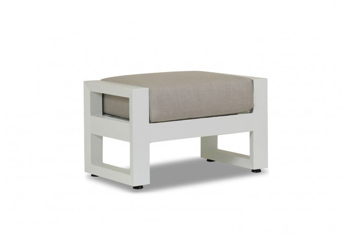 Newport Ottoman Outdoor Sunset West Four Hands, Burke Decor, Mid Century Modern Furniture, Old Bones Furniture Company, Old Bones Co, Modern Mid Century, Designer Furniture, https://www.oldbonesco.com/