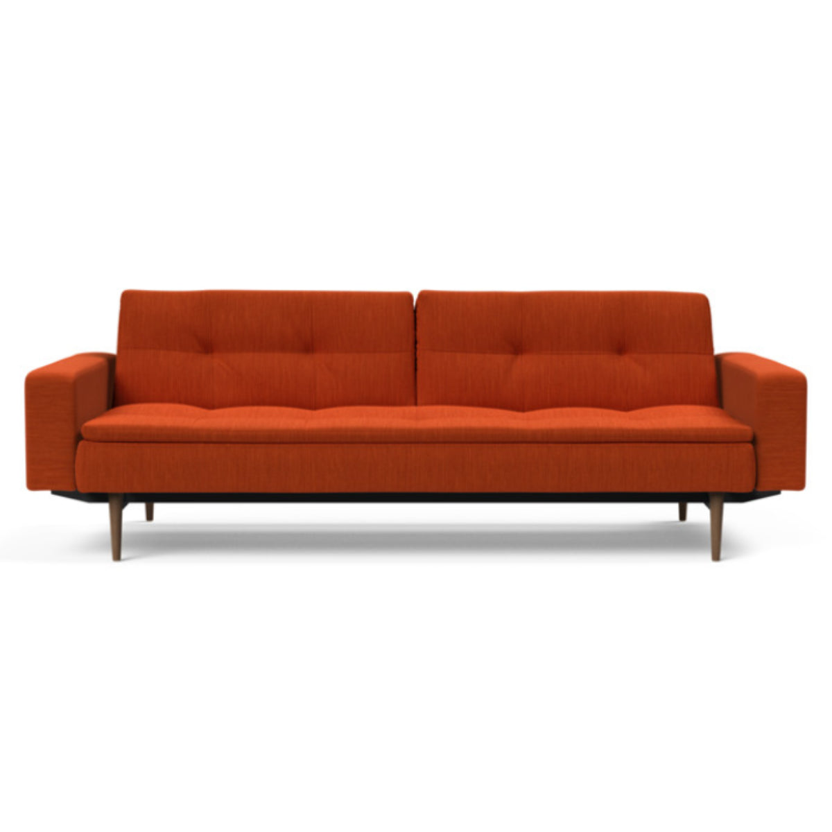 Dublexo Styletto Sofa Bed Dark Wood With Arms Daybed INNOVATION Four Hands, Burke Decor, Mid Century Modern Furniture, Old Bones Furniture Company, Old Bones Co, Modern Mid Century, Designer Furniture, https://www.oldbonesco.com/