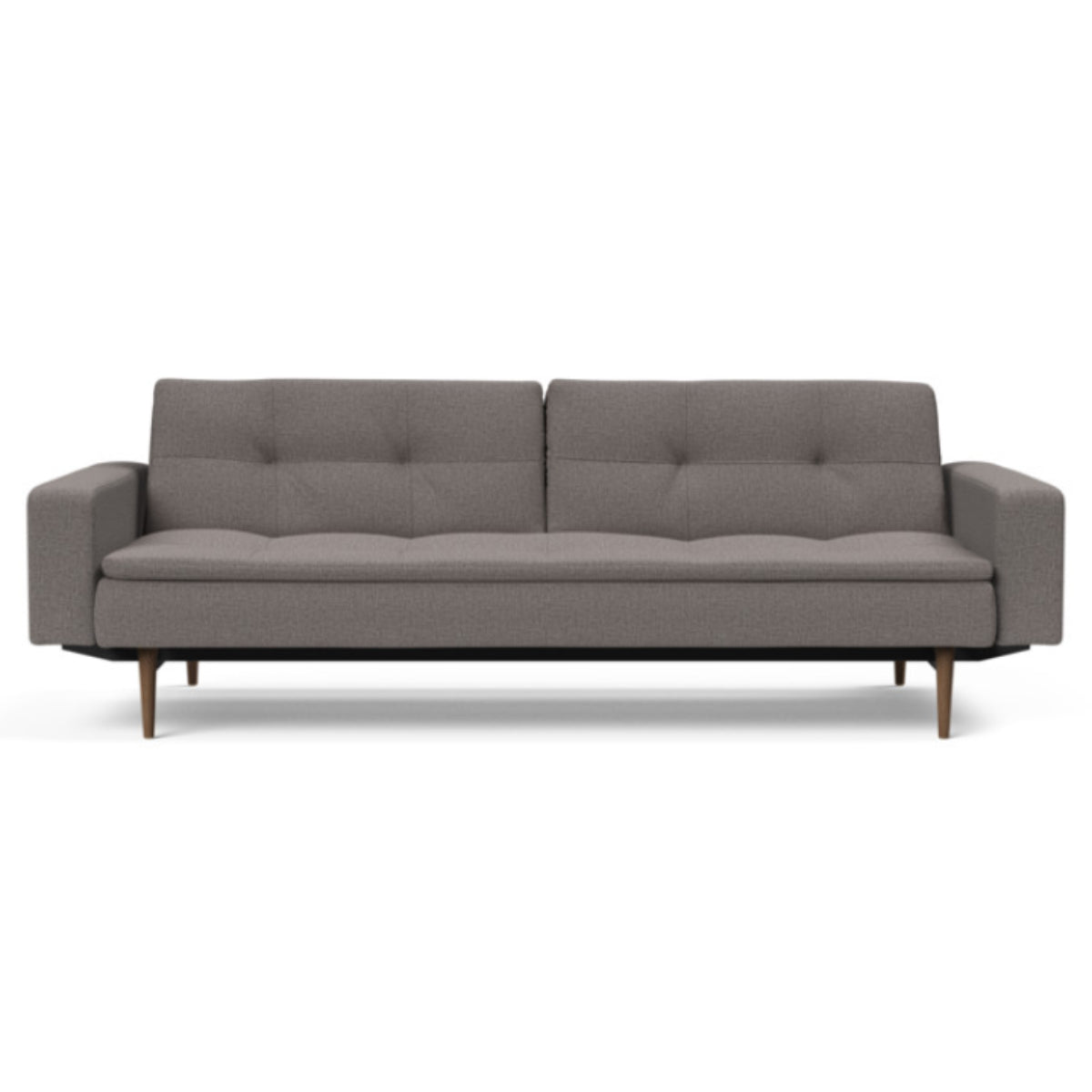 Dublexo Styletto Sofa Bed Dark Wood With Arms Daybed INNOVATION Four Hands, Burke Decor, Mid Century Modern Furniture, Old Bones Furniture Company, Old Bones Co, Modern Mid Century, Designer Furniture, https://www.oldbonesco.com/