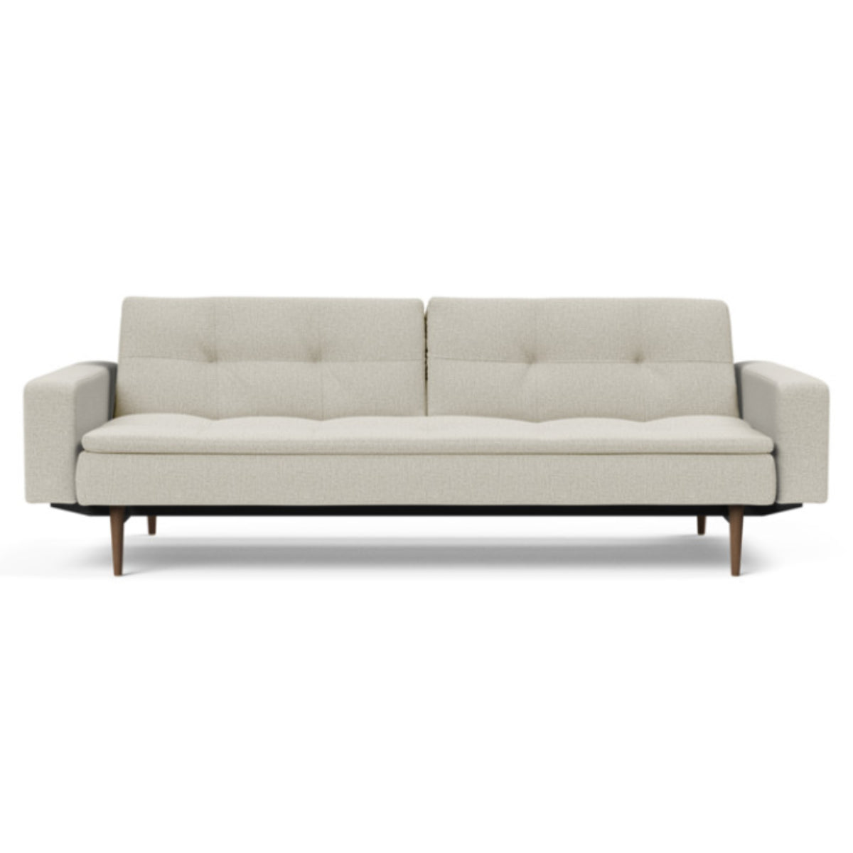 Dublexo Styletto Sofa Bed Dark Wood With Arms Daybed INNOVATION Four Hands, Burke Decor, Mid Century Modern Furniture, Old Bones Furniture Company, Old Bones Co, Modern Mid Century, Designer Furniture, https://www.oldbonesco.com/