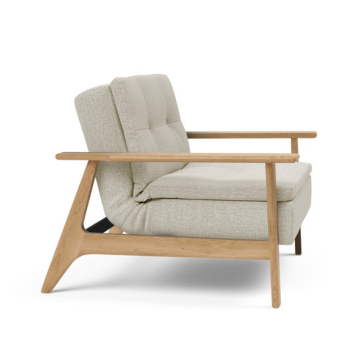 Dublexo Frej Chair Oak Slipper Chair INNOVATION Four Hands, Burke Decor, Mid Century Modern Furniture, Old Bones Furniture Company, Old Bones Co, Modern Mid Century, Designer Furniture, https://www.oldbonesco.com/