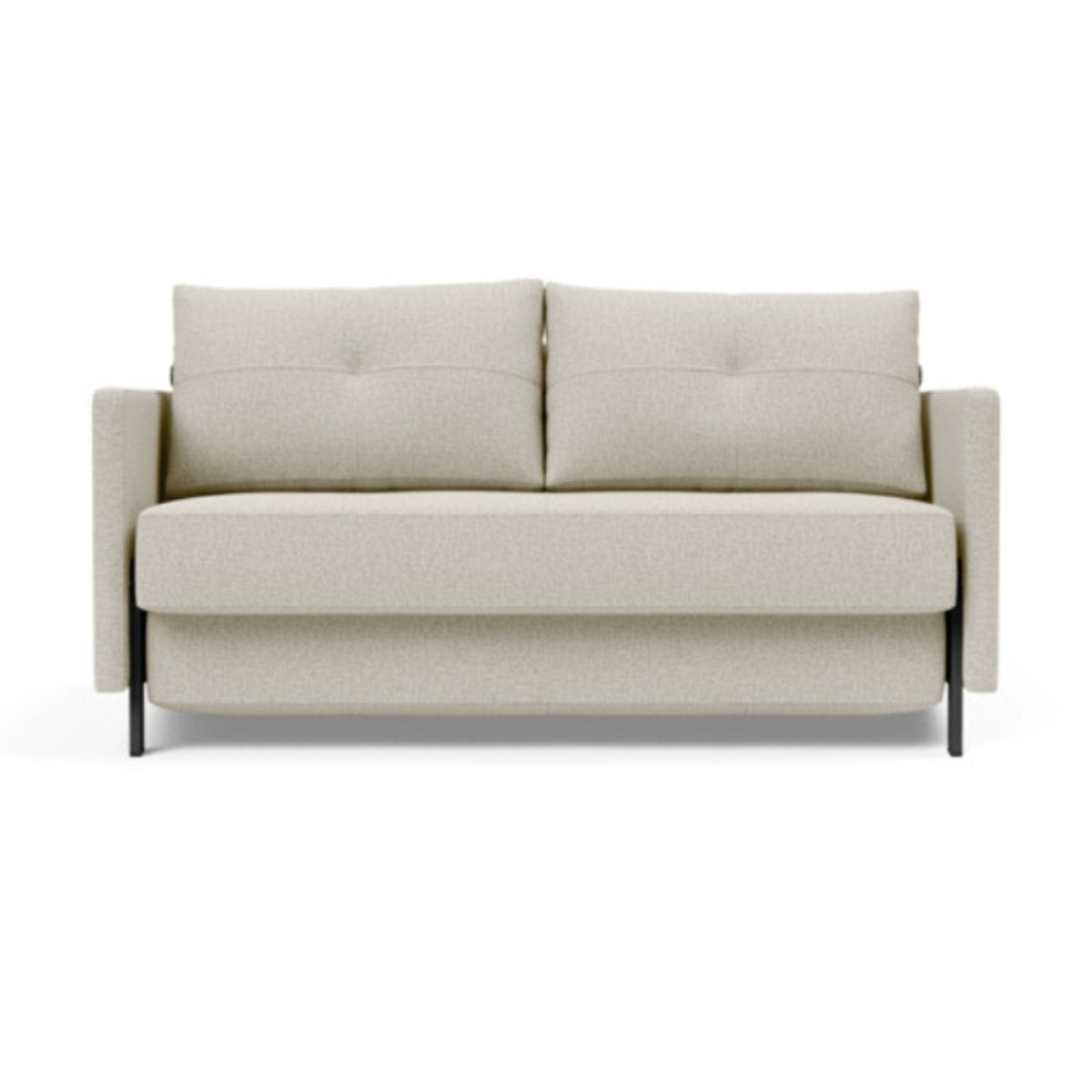 Cubed Full Size Sofa Bed With Arms 527 Mixed Dance NaturalSofa Beds INNOVATION  527 Mixed Dance Natural   Four Hands, Burke Decor, Mid Century Modern Furniture, Old Bones Furniture Company, Old Bones Co, Modern Mid Century, Designer Furniture, https://www.oldbonesco.com/