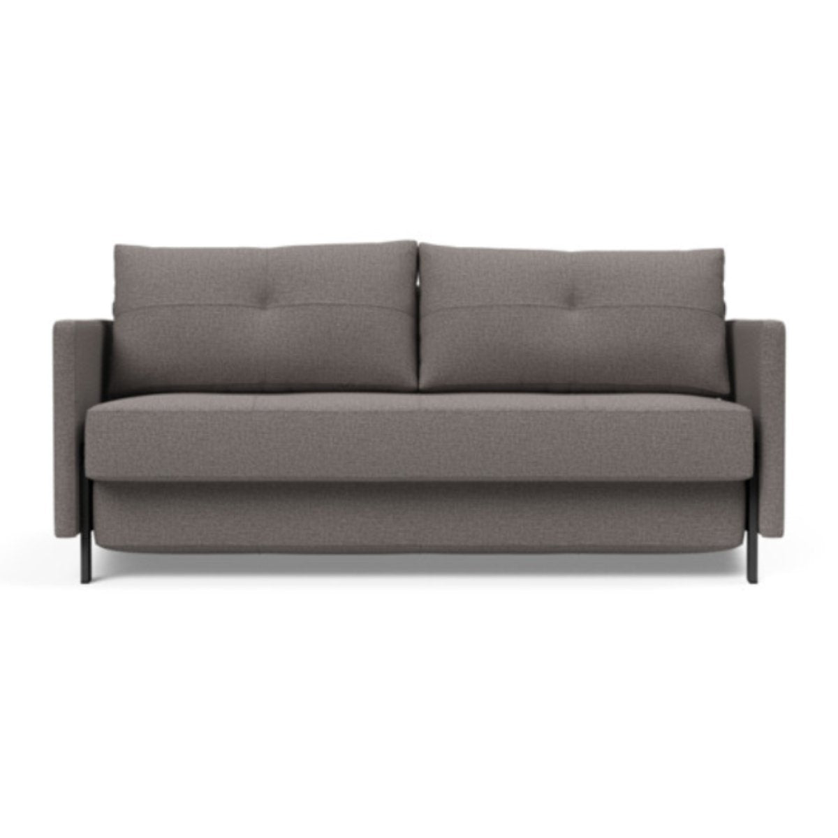Cubed Queen Size Sofa Bed With Arms 521 Mixed Dance GreySofa Beds INNOVATION 521 Mixed Dance Grey Four Hands, Burke Decor, Mid Century Modern Furniture, Old Bones Furniture Company, Old Bones Co, Modern Mid Century, Designer Furniture, https://www.oldbonesco.com/