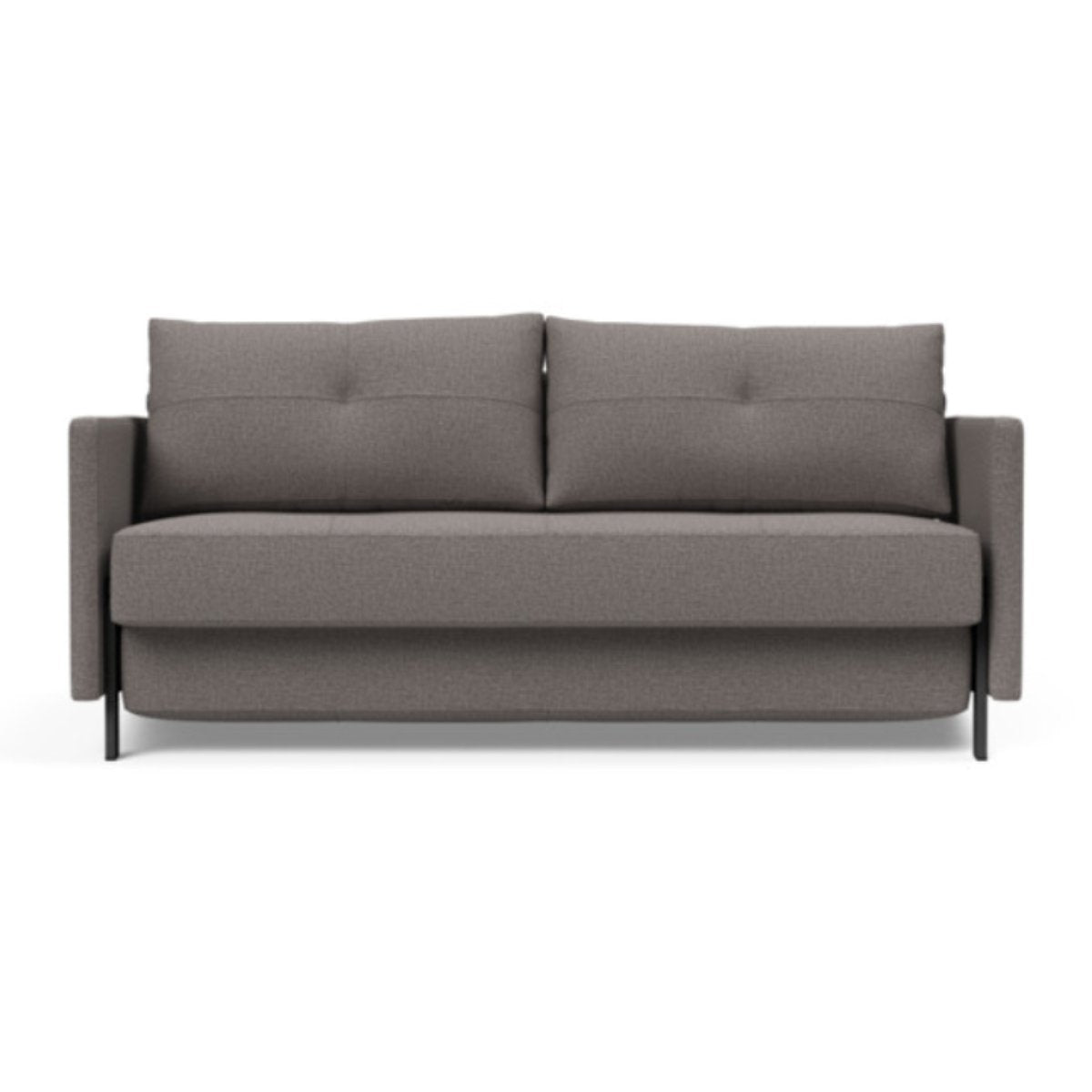Cubed Queen Size Sofa Bed With Arms 521 Mixed Dance GreySofa Beds INNOVATION  521 Mixed Dance Grey   Four Hands, Burke Decor, Mid Century Modern Furniture, Old Bones Furniture Company, Old Bones Co, Modern Mid Century, Designer Furniture, https://www.oldbonesco.com/