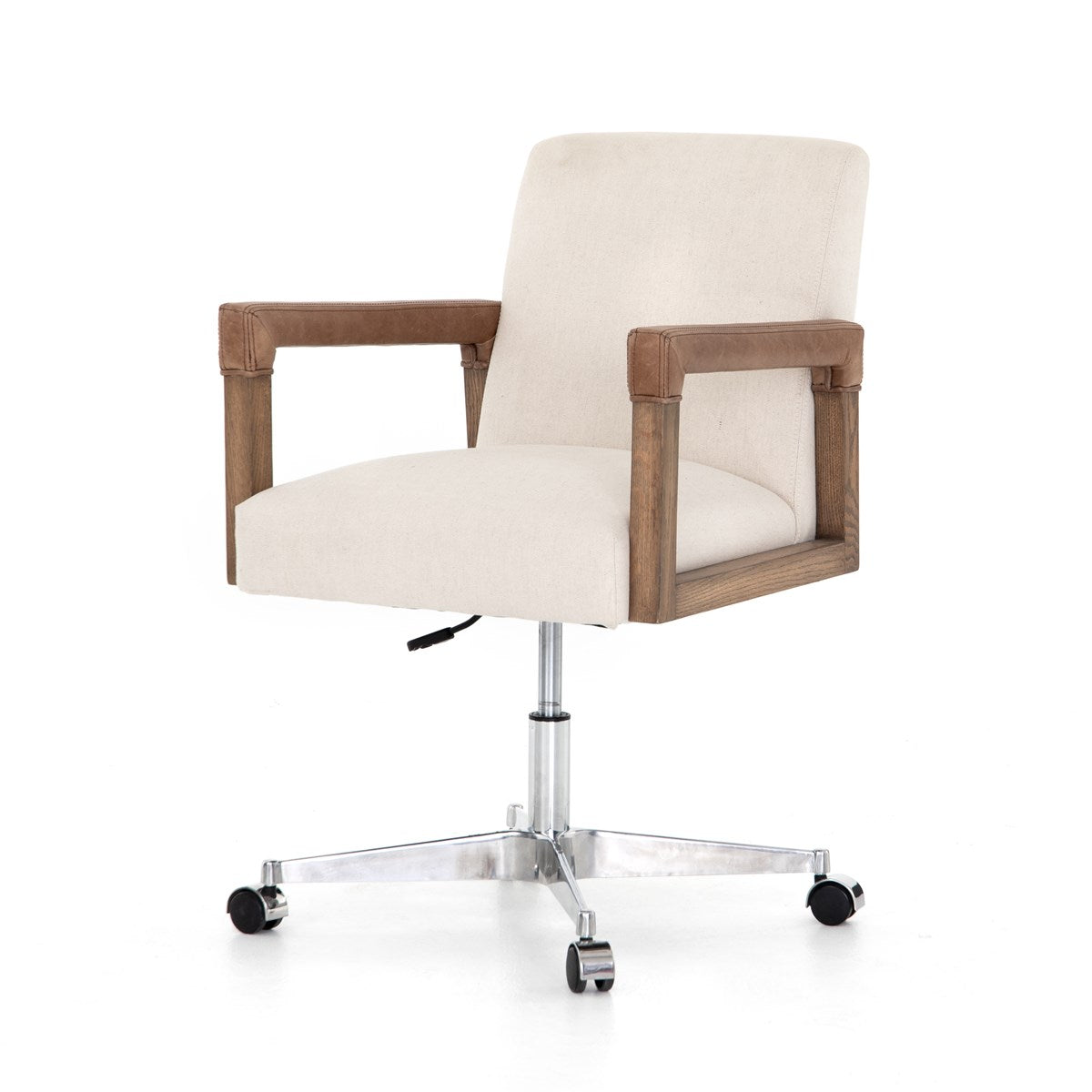 Reuben Desk Chair Harbor NaturalDesk Chair Four Hands Harbor Natural Four Hands, Burke Decor, Mid Century Modern Furniture, Old Bones Furniture Company, Old Bones Co, Modern Mid Century, Designer Furniture, https://www.oldbonesco.com/