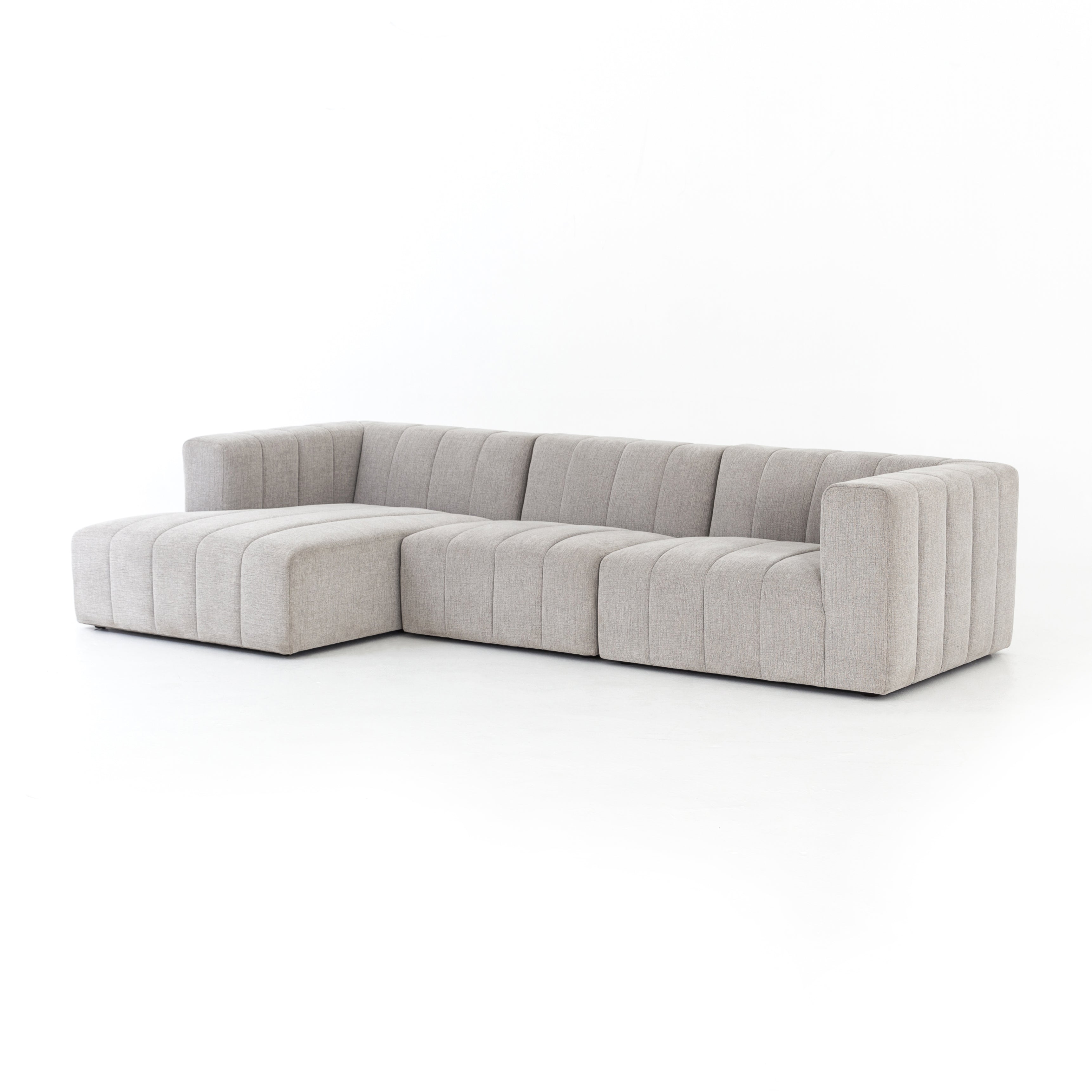Langham Channeled 3-pc Sectional Left Arm Facing / Napa SandstoneSectionals Four Hands Left Arm Facing Napa Sandstone Four Hands, Burke Decor, Mid Century Modern Furniture, Old Bones Furniture Company, Old Bones Co, Modern Mid Century, Designer Furniture, https://www.oldbonesco.com/