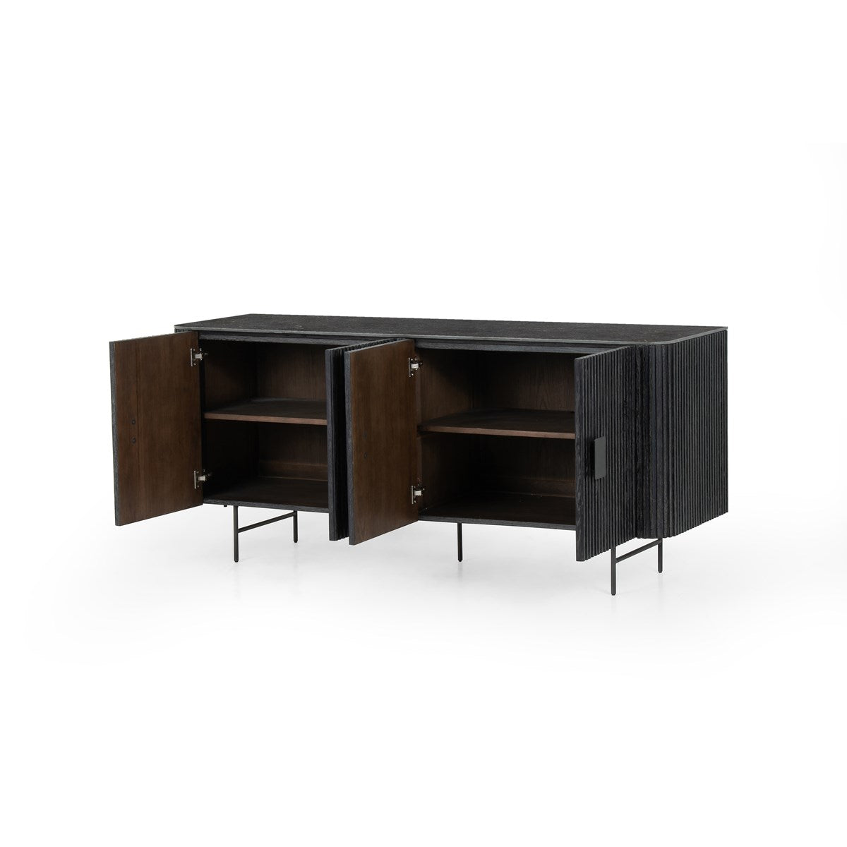 Laverne Sideboard-Bluestone Sideboard Four Hands Four Hands, Burke Decor, Mid Century Modern Furniture, Old Bones Furniture Company, Old Bones Co, Modern Mid Century, Designer Furniture, https://www.oldbonesco.com/