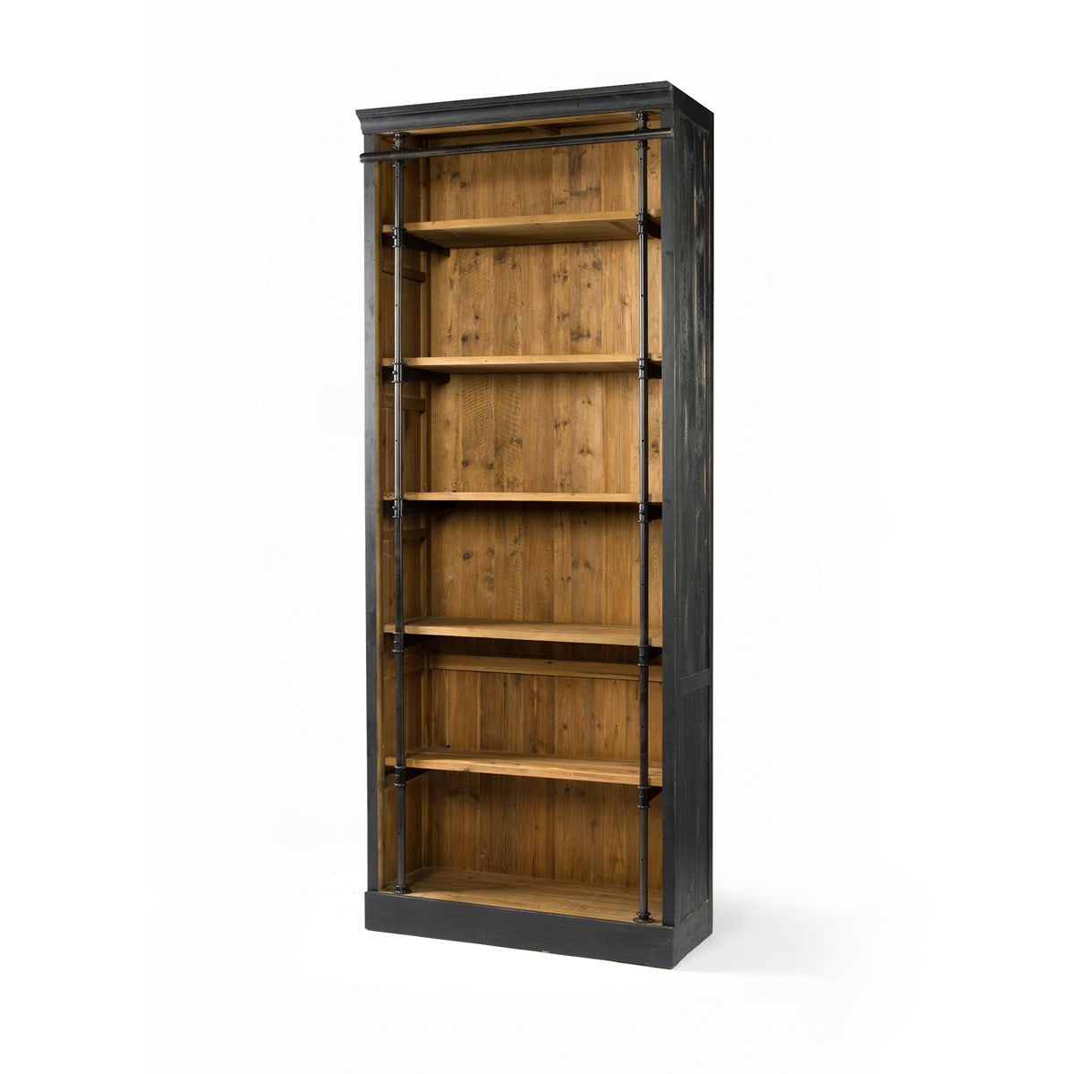 Ivy Bookcase Matte Black / Without LadderBookcase Four Hands Matte Black Without Ladder Four Hands, Burke Decor, Mid Century Modern Furniture, Old Bones Furniture Company, Old Bones Co, Modern Mid Century, Designer Furniture, https://www.oldbonesco.com/