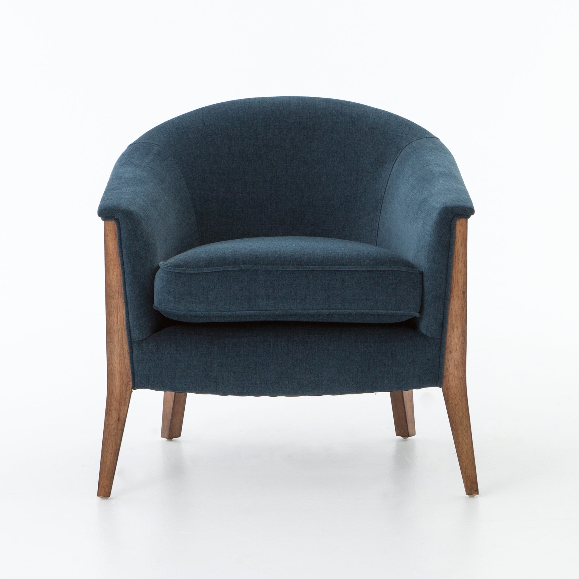 Nomad Chair - Plush Azure Lounge Chair Four Hands Four Hands, Mid Century Modern Furniture, Old Bones Furniture Company, Old Bones Co, Modern Mid Century, Designer Furniture, https://www.oldbonesco.com/