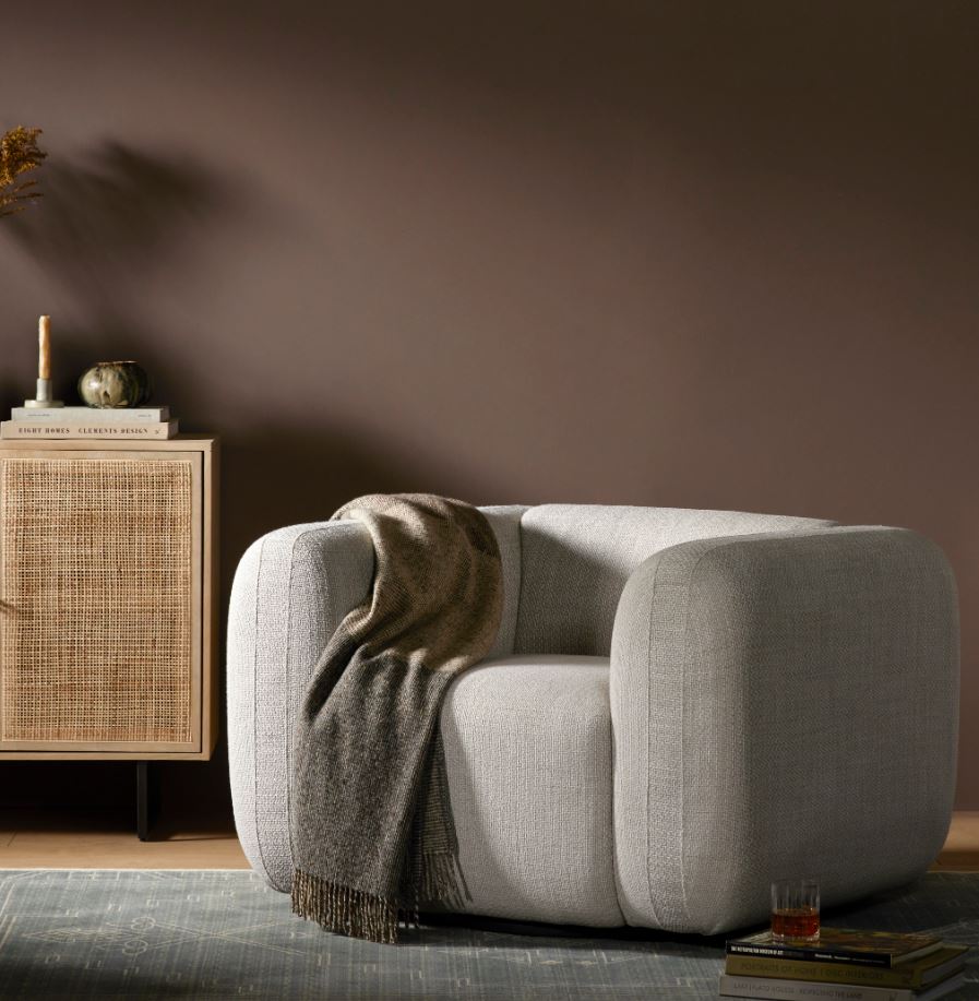 Nara Swivel Chair-Gibson Wheat swivel chair Four Hands Four Hands, Mid Century Modern Furniture, Old Bones Furniture Company, Old Bones Co, Modern Mid Century, Designer Furniture, https://www.oldbonesco.com/