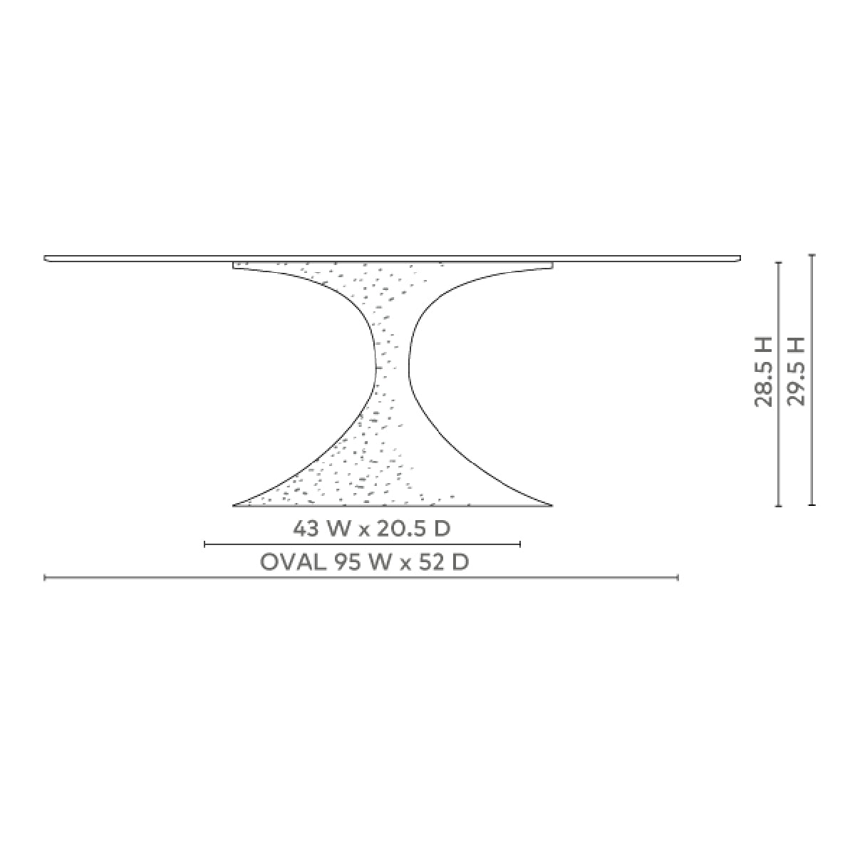 Stockholm Oval Dining Table Base Table Bungalow 5 Four Hands, Burke Decor, Mid Century Modern Furniture, Old Bones Furniture Company, Old Bones Co, Modern Mid Century, Designer Furniture, https://www.oldbonesco.com/