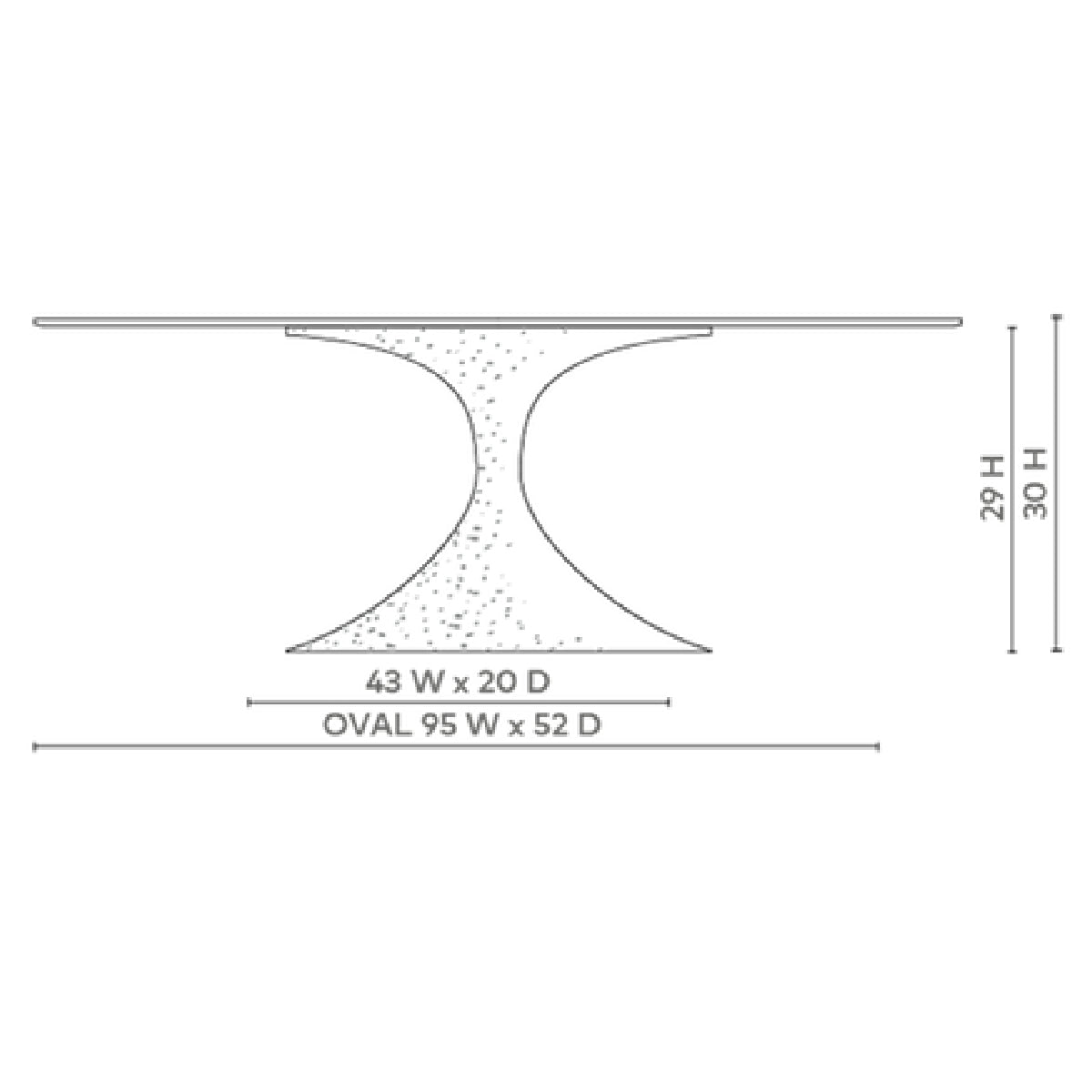 Stockholm 95" Oval Dining Table Top Table Bungalow 5 Four Hands, Burke Decor, Mid Century Modern Furniture, Old Bones Furniture Company, Old Bones Co, Modern Mid Century, Designer Furniture, https://www.oldbonesco.com/