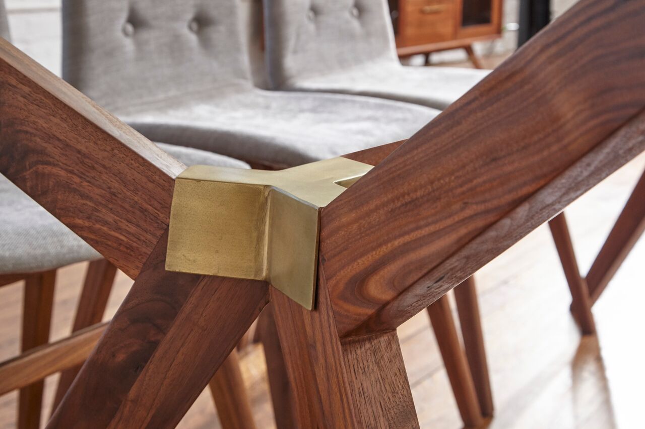 Denali 75'' Dining Table Dining Table Unique Furniture Four Hands, Burke Decor, Mid Century Modern Furniture, Old Bones Furniture Company, Old Bones Co, Modern Mid Century, Designer Furniture, https://www.oldbonesco.com/