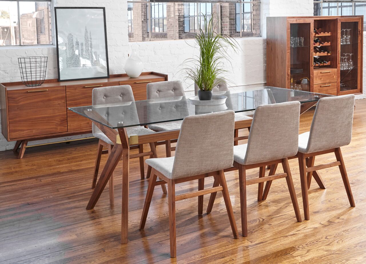 Denali 75'' Dining Table Dining Table Unique Furniture Four Hands, Burke Decor, Mid Century Modern Furniture, Old Bones Furniture Company, Old Bones Co, Modern Mid Century, Designer Furniture, https://www.oldbonesco.com/