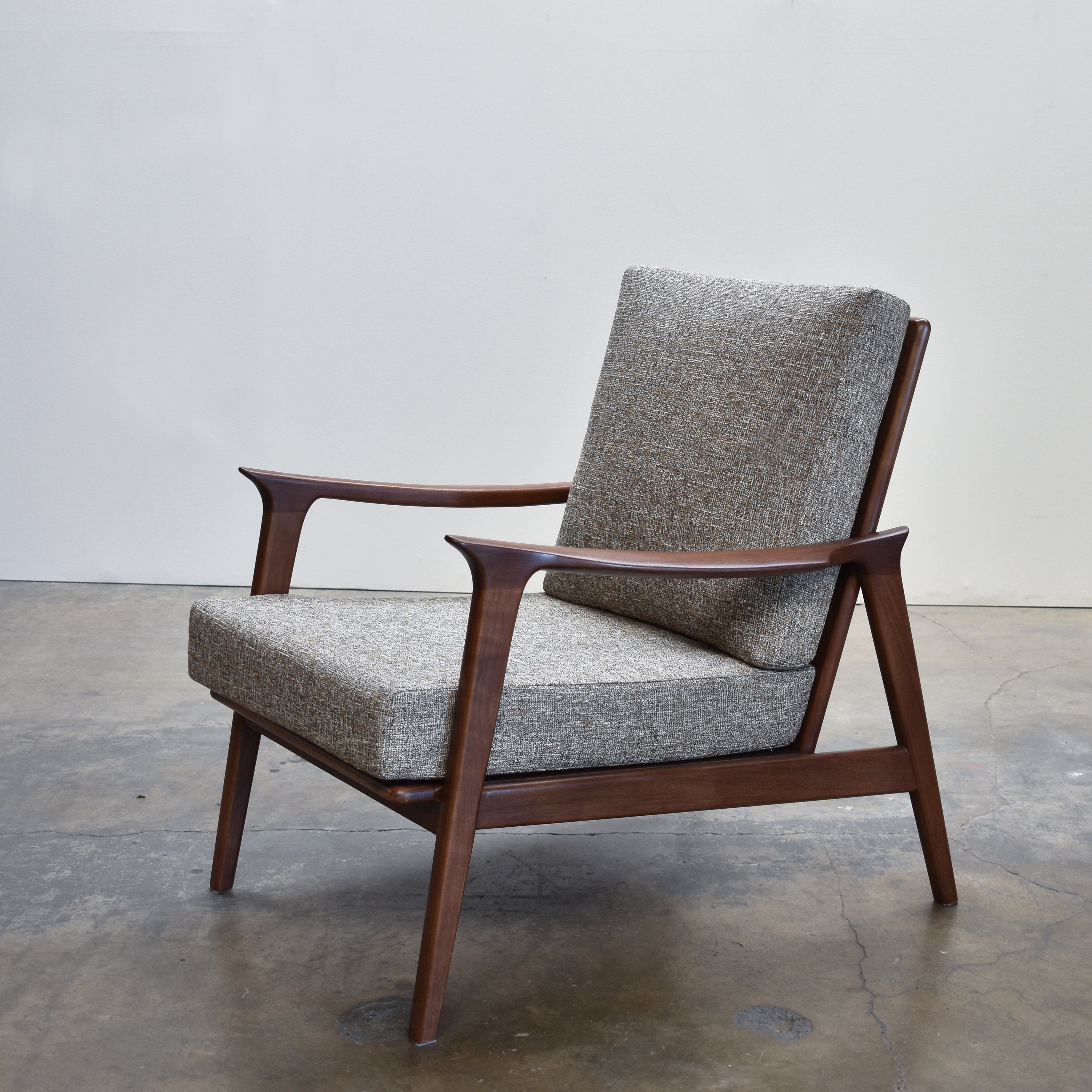 Charlotte Walnut Mid Century Modern Accent Chair, Mineral  Gingko Home Furnishings     Four Hands, Burke Decor, Mid Century Modern Furniture, Old Bones Furniture Company, Old Bones Co, Modern Mid Century, Designer Furniture, https://www.oldbonesco.com/