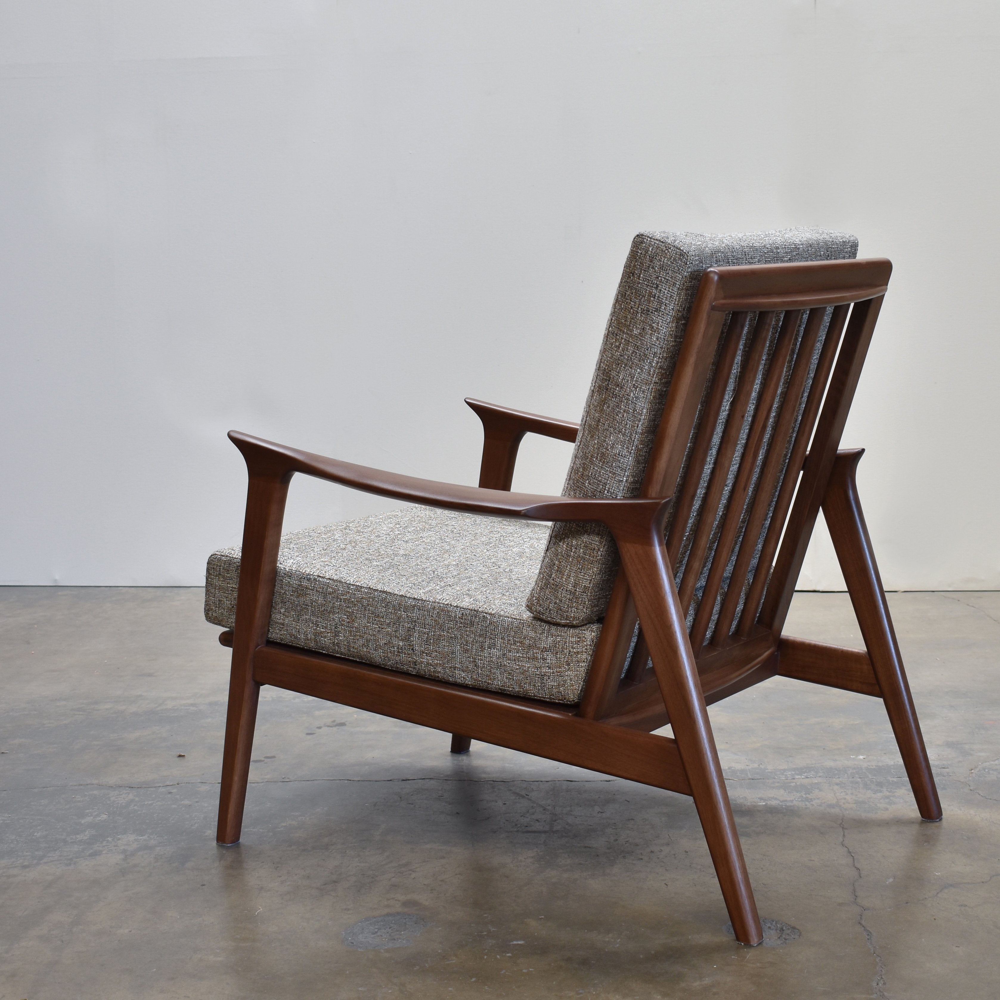 Charlotte Walnut Mid Century Modern Accent Chair, Mineral  Gingko Home Furnishings     Four Hands, Burke Decor, Mid Century Modern Furniture, Old Bones Furniture Company, Old Bones Co, Modern Mid Century, Designer Furniture, https://www.oldbonesco.com/