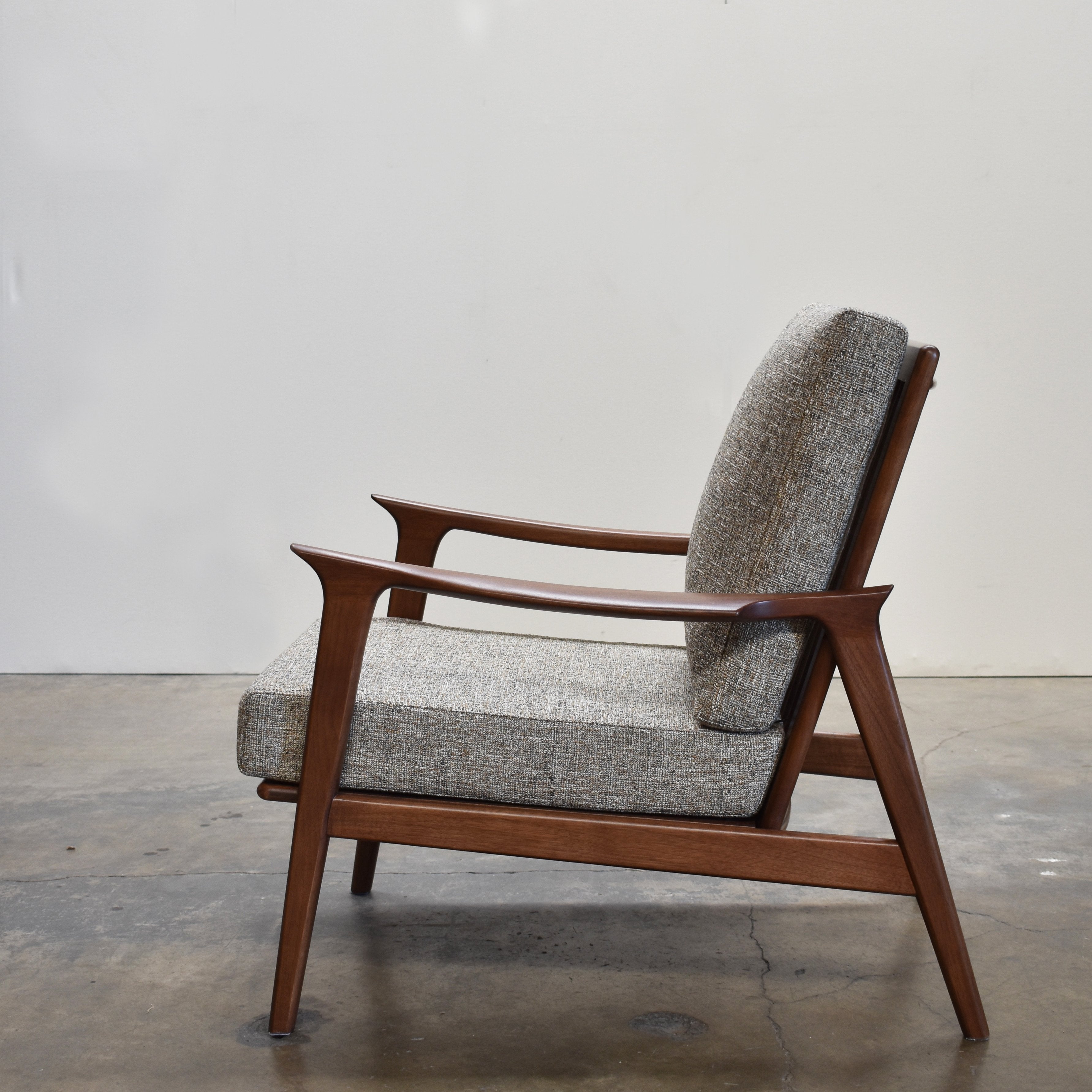 Charlotte Walnut Mid Century Modern Accent Chair, Mineral  Gingko Home Furnishings     Four Hands, Burke Decor, Mid Century Modern Furniture, Old Bones Furniture Company, Old Bones Co, Modern Mid Century, Designer Furniture, https://www.oldbonesco.com/