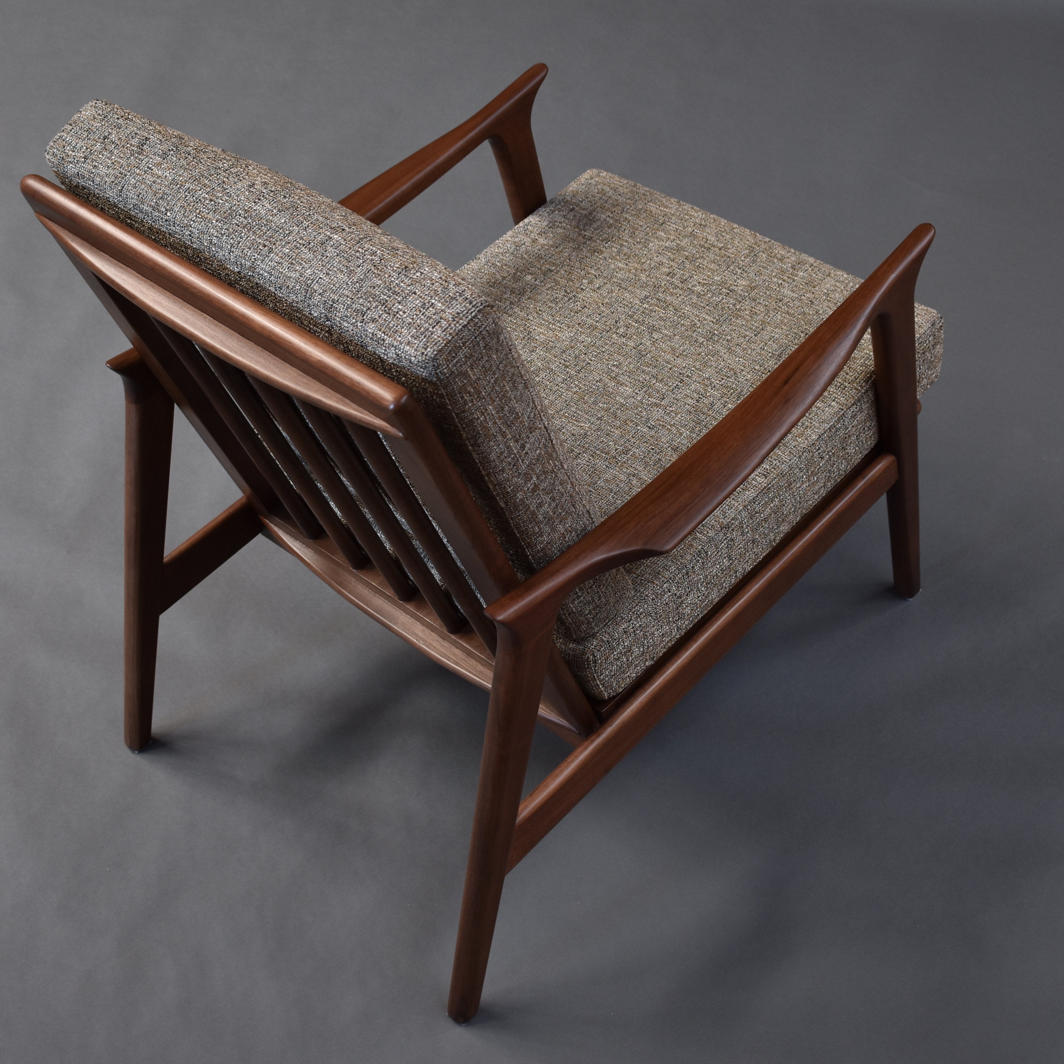 Charlotte Walnut Mid Century Modern Accent Chair, Mineral  Gingko Home Furnishings     Four Hands, Burke Decor, Mid Century Modern Furniture, Old Bones Furniture Company, Old Bones Co, Modern Mid Century, Designer Furniture, https://www.oldbonesco.com/