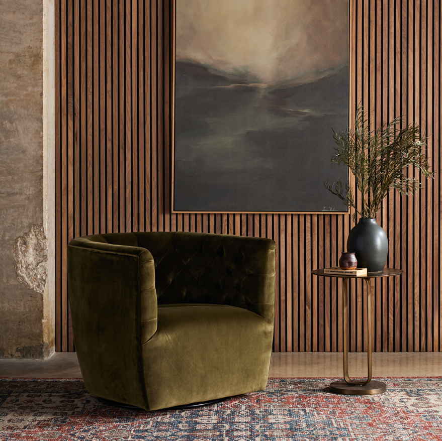 Hanover Swivel Chair Chair Four Hands Four Hands, Mid Century Modern Furniture, Old Bones Furniture Company, Old Bones Co, Modern Mid Century, Designer Furniture, https://www.oldbonesco.com/