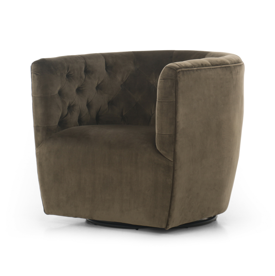 Hanover Swivel Chair Surrey OliveChair Four Hands Surrey Olive Four Hands, Mid Century Modern Furniture, Old Bones Furniture Company, Old Bones Co, Modern Mid Century, Designer Furniture, https://www.oldbonesco.com/