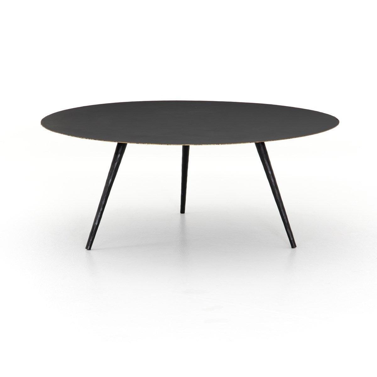 Trula Round Coffee Table-Rubbed Black Table Four Hands Four Hands, Burke Decor, Mid Century Modern Furniture, Old Bones Furniture Company, Old Bones Co, Modern Mid Century, Designer Furniture, https://www.oldbonesco.com/