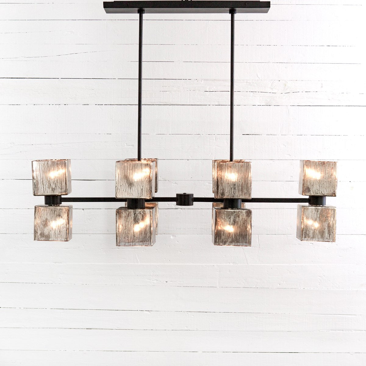 Ava Linear Chandelier-Antiqued Iron Chandelier Four Hands Four Hands, Burke Decor, Mid Century Modern Furniture, Old Bones Furniture Company, Old Bones Co, Modern Mid Century, Designer Furniture, https://www.oldbonesco.com/