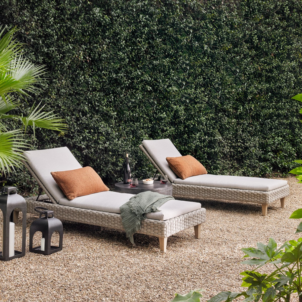 Basil Outdoor End Table End Table Four Hands Four Hands, Burke Decor, Mid Century Modern Furniture, Old Bones Furniture Company, Old Bones Co, Modern Mid Century, Designer Furniture, https://www.oldbonesco.com/