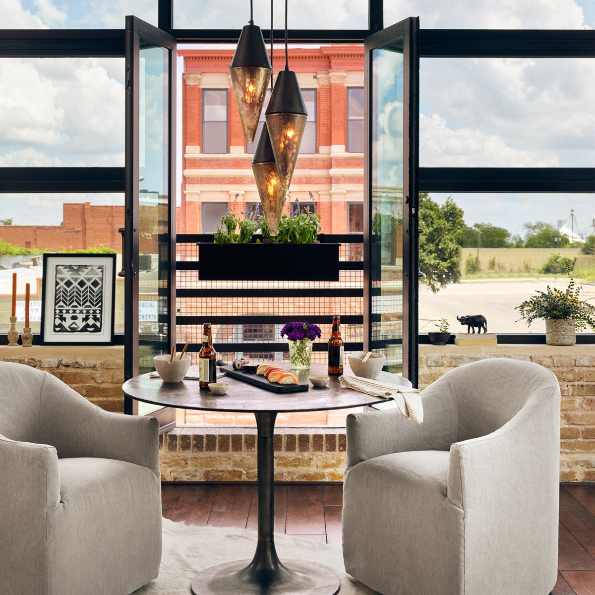 Simone Bistro Table Table Four Hands Four Hands, Burke Decor, Mid Century Modern Furniture, Old Bones Furniture Company, Old Bones Co, Modern Mid Century, Designer Furniture, https://www.oldbonesco.com/