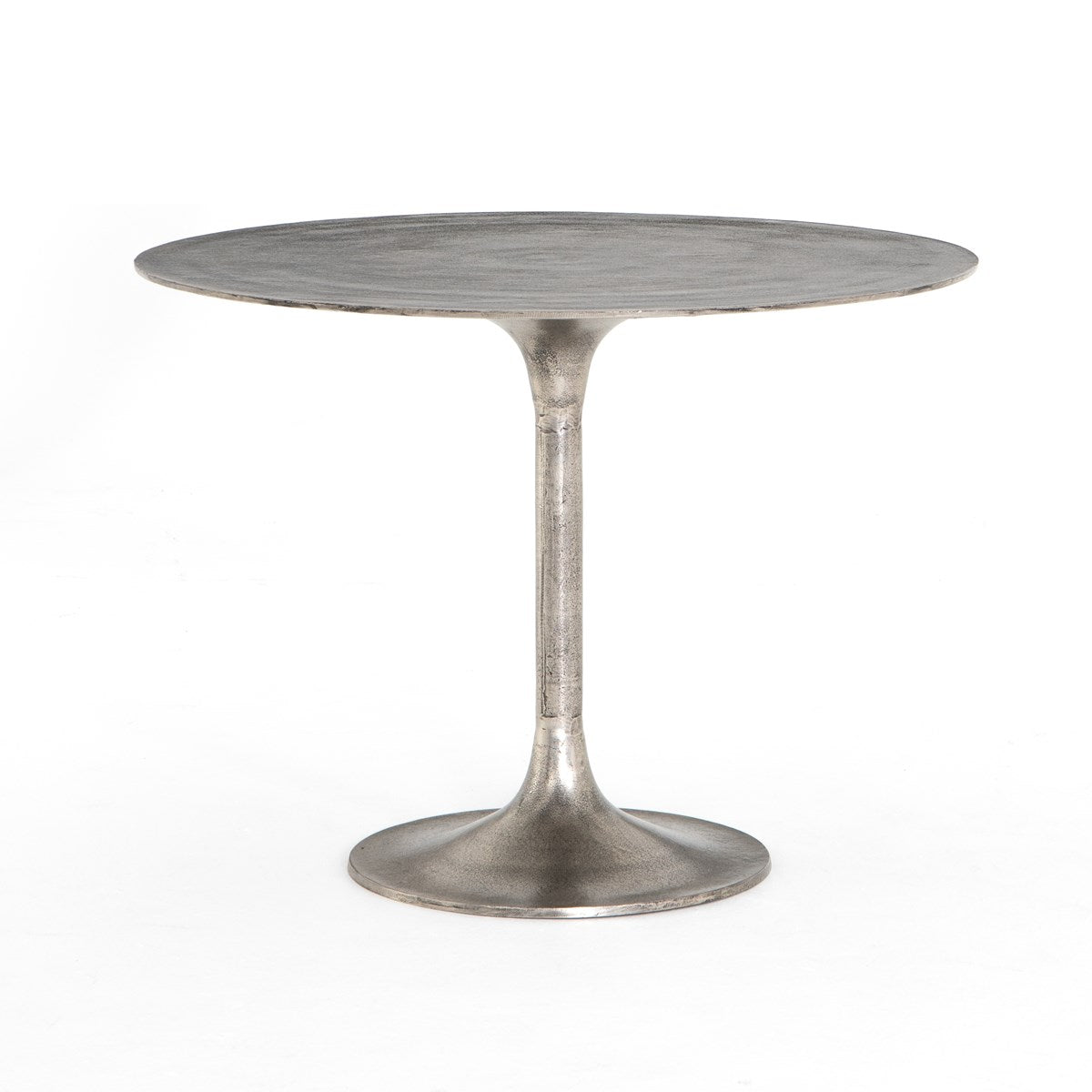 Simone Bistro Table Raw Antique NickelTable Four Hands Raw Antique Nickel Four Hands, Burke Decor, Mid Century Modern Furniture, Old Bones Furniture Company, Old Bones Co, Modern Mid Century, Designer Furniture, https://www.oldbonesco.com/