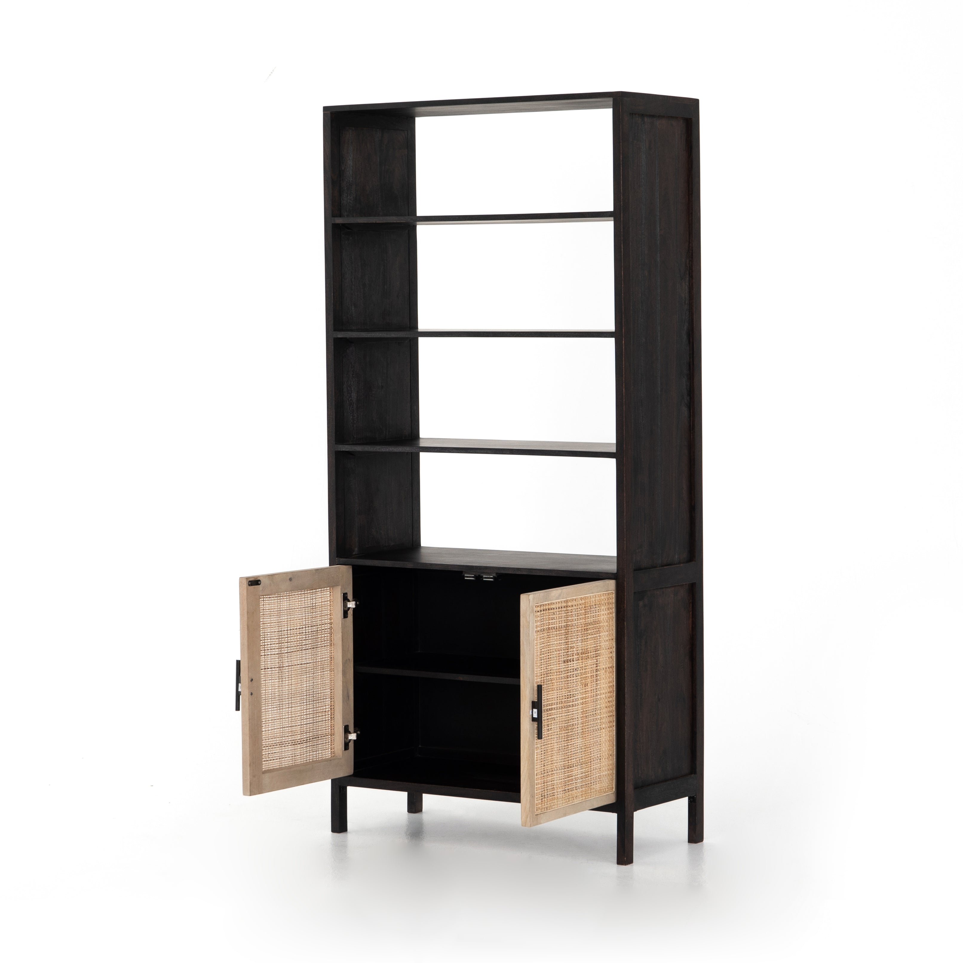 Caprice Bookshelf Bookshelf Four Hands Four Hands, Burke Decor, Mid Century Modern Furniture, Old Bones Furniture Company, Old Bones Co, Modern Mid Century, Designer Furniture, https://www.oldbonesco.com/