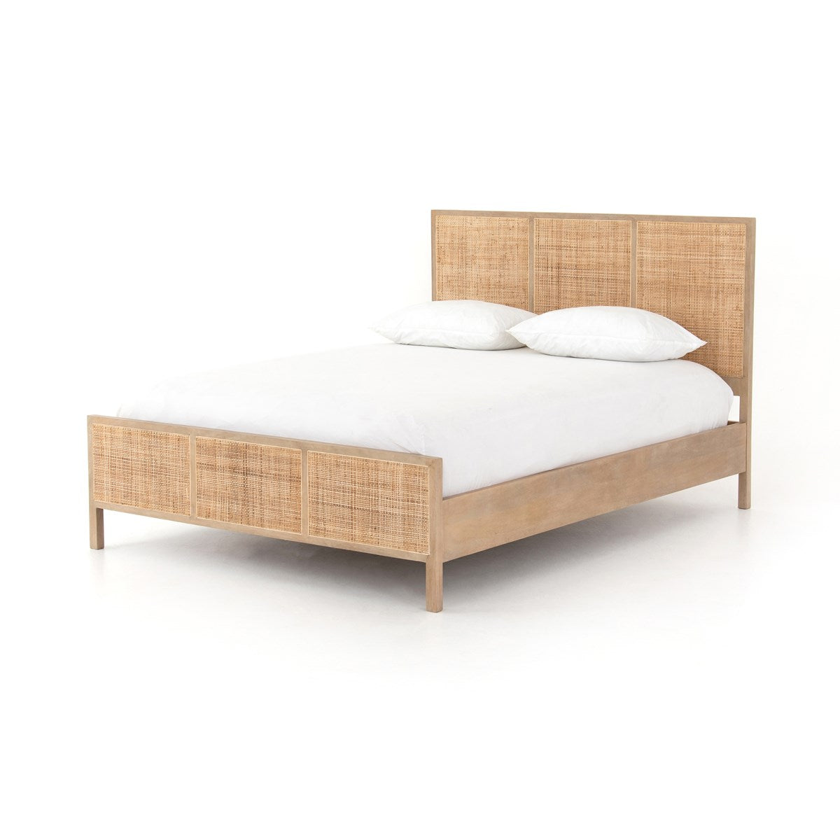 Sydney Bed Natural / KingBed Four Hands Natural King Four Hands, Burke Decor, Mid Century Modern Furniture, Old Bones Furniture Company, Old Bones Co, Modern Mid Century, Designer Furniture, https://www.oldbonesco.com/