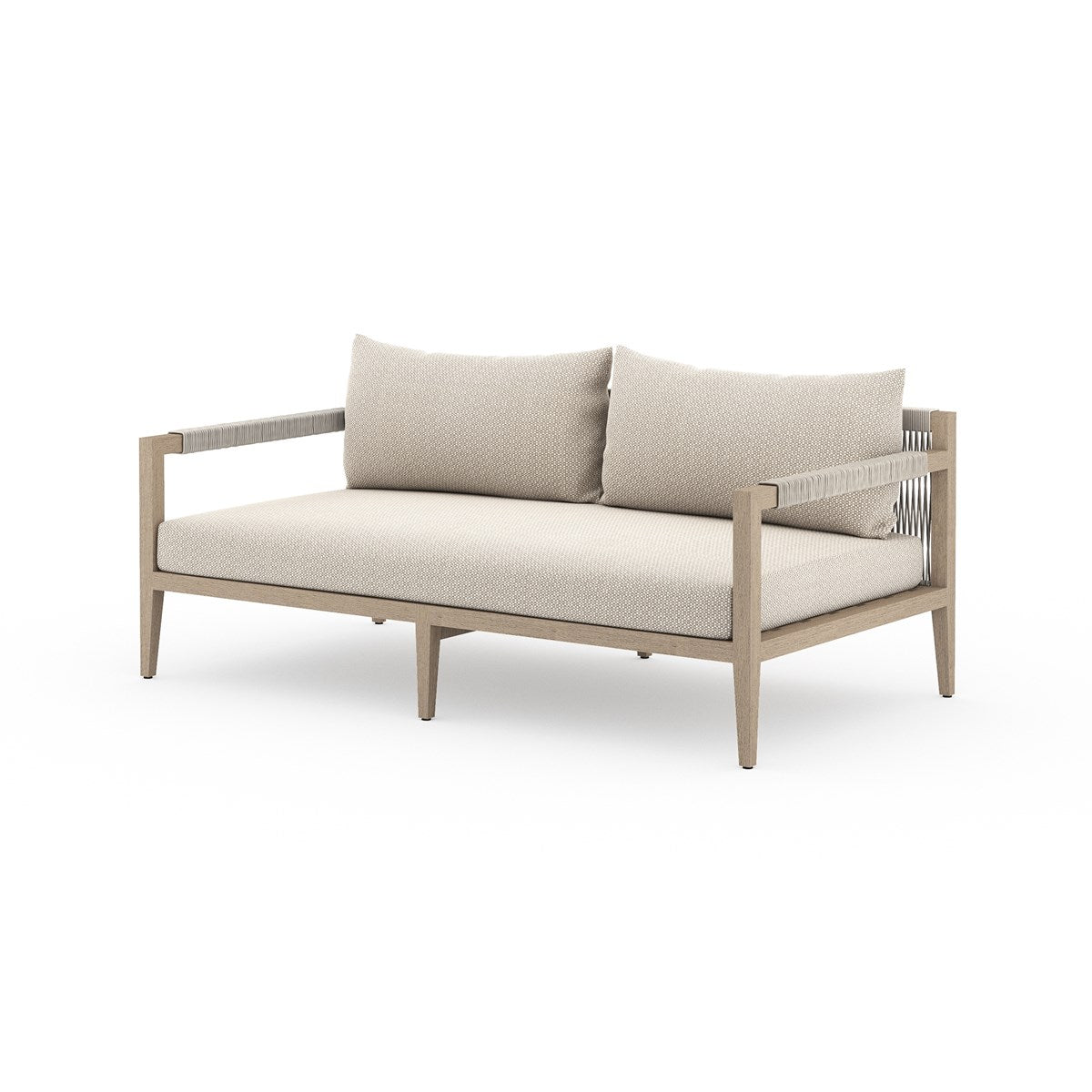 Sherwood Outdoor Sofa, Washed Brown Faye Sand / 63"Sofa Four Hands Faye Sand 63" Four Hands, Burke Decor, Mid Century Modern Furniture, Old Bones Furniture Company, Old Bones Co, Modern Mid Century, Designer Furniture, https://www.oldbonesco.com/