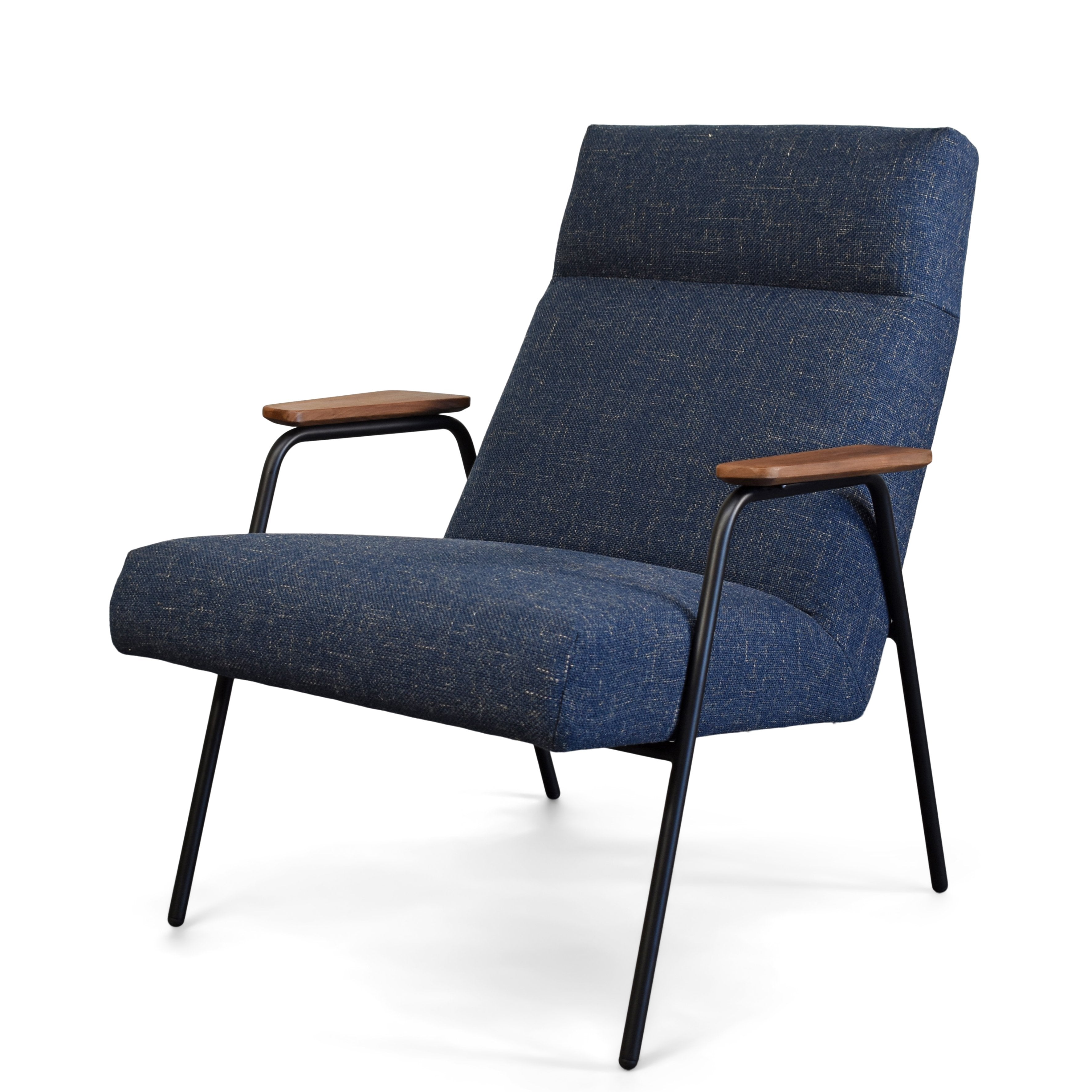 Melbourne Modern Lounge Chair Blue Gingko Furniture  Blue   Four Hands, Burke Decor, Mid Century Modern Furniture, Old Bones Furniture Company, Old Bones Co, Modern Mid Century, Designer Furniture, https://www.oldbonesco.com/