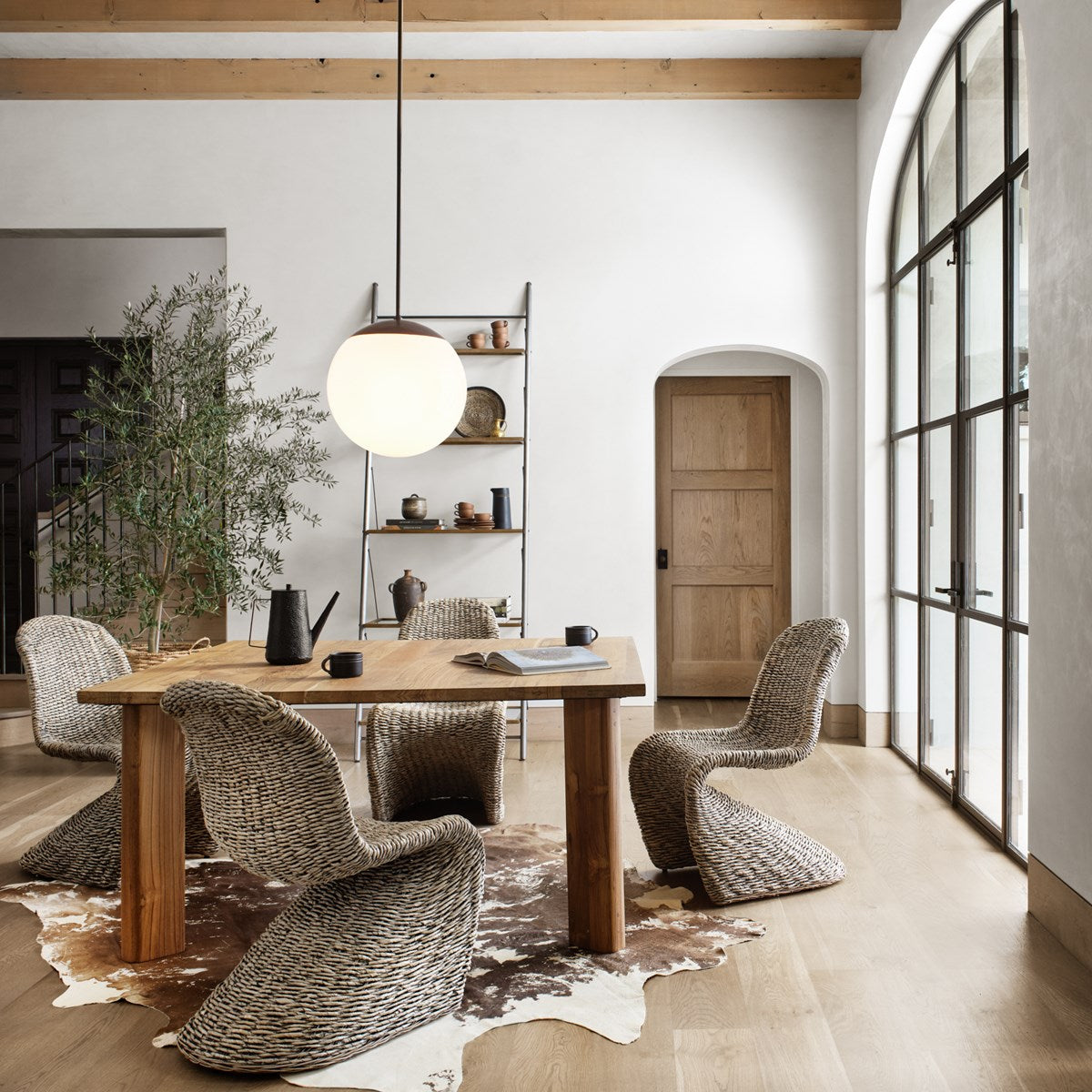 Harland Modern Cowhide Rug Rug Four Hands Four Hands, Burke Decor, Mid Century Modern Furniture, Old Bones Furniture Company, Old Bones Co, Modern Mid Century, Designer Furniture, https://www.oldbonesco.com/