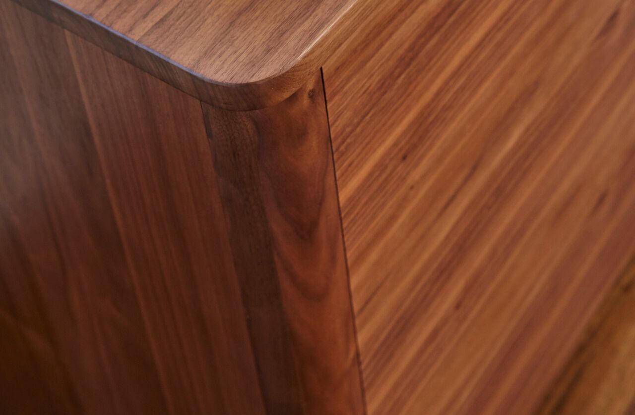 Tahoe American Walnut 3 Section Sideboard Buffet Unique Furniture Four Hands, Burke Decor, Mid Century Modern Furniture, Old Bones Furniture Company, Old Bones Co, Modern Mid Century, Designer Furniture, https://www.oldbonesco.com/