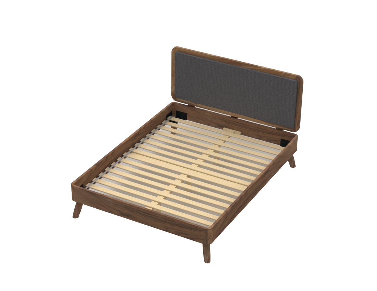 Tahoe Mid Century Modern Walnut Queen Size Bed BED Unique Furniture Four Hands, Burke Decor, Mid Century Modern Furniture, Old Bones Furniture Company, Old Bones Co, Modern Mid Century, Designer Furniture, https://www.oldbonesco.com/