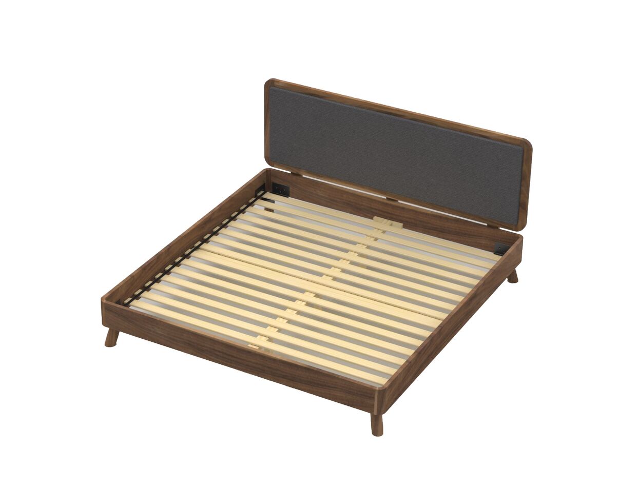 Tahoe MCM Walnut King Size Bed BED Unique Furniture Four Hands, Burke Decor, Mid Century Modern Furniture, Old Bones Furniture Company, Old Bones Co, Modern Mid Century, Designer Furniture, https://www.oldbonesco.com/