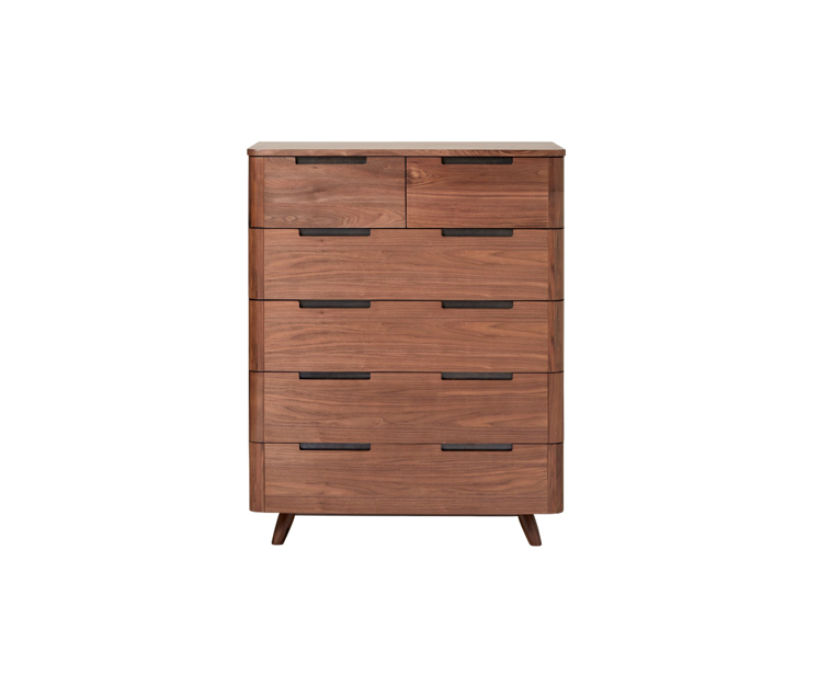 Tahoe Walnut 6 Drawer Chest Chest Unique Furniture Four Hands, Mid Century Modern Furniture, Old Bones Furniture Company, Old Bones Co, Modern Mid Century, Designer Furniture, https://www.oldbonesco.com/