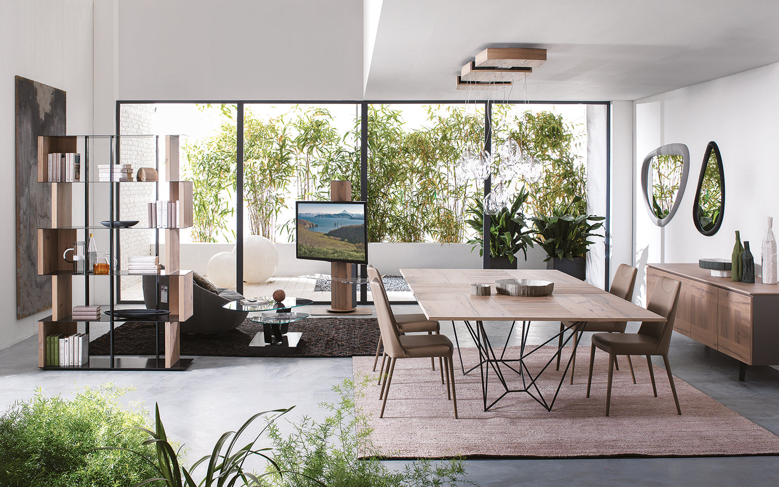 FIL8 DINING TABLE - ANCIENT NATURAL OAK Tables ozzio Italia Four Hands, Mid Century Modern Furniture, Old Bones Furniture Company, Old Bones Co, Modern Mid Century, Designer Furniture, https://www.oldbonesco.com/