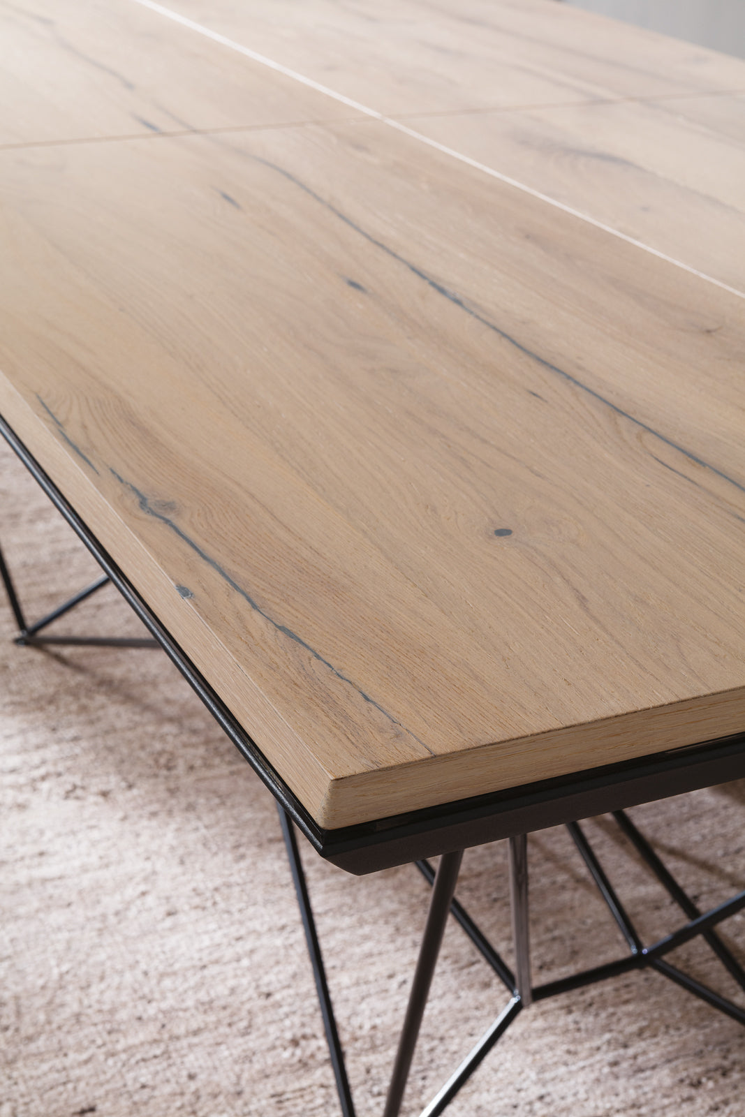 FIL8 DINING TABLE - ANCIENT NATURAL OAK Tables ozzio Italia Four Hands, Mid Century Modern Furniture, Old Bones Furniture Company, Old Bones Co, Modern Mid Century, Designer Furniture, https://www.oldbonesco.com/