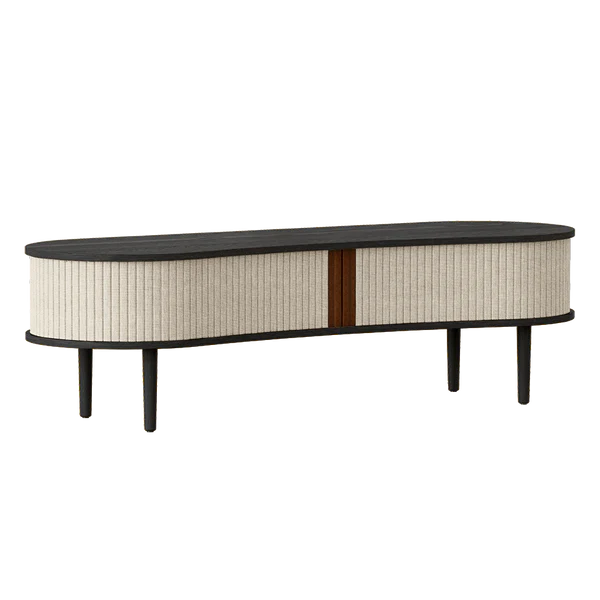 Audacious TV Bench - Light Oak White Sands / BlackTV Stand Umage White Sands Black Four Hands, Mid Century Modern Furniture, Old Bones Furniture Company, Old Bones Co, Modern Mid Century, Designer Furniture, https://www.oldbonesco.com/