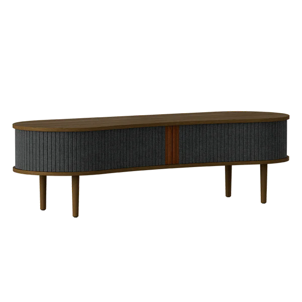 Audacious TV Bench - Light Oak Shadow / Dark OakTV Stand Umage Shadow Dark Oak Four Hands, Mid Century Modern Furniture, Old Bones Furniture Company, Old Bones Co, Modern Mid Century, Designer Furniture, https://www.oldbonesco.com/