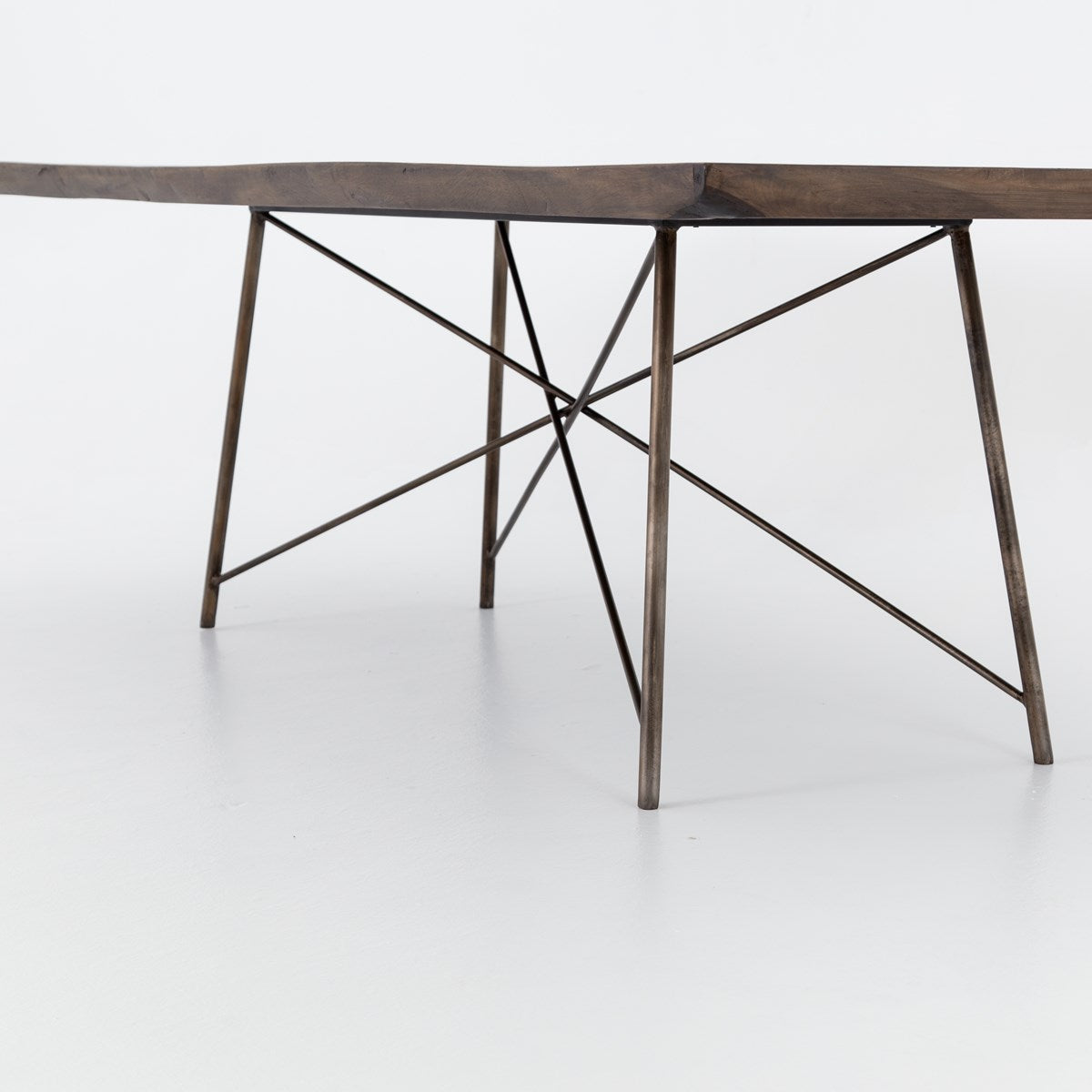 Rocky Dining Table-Bronzed Iron Dining Table Four Hands Four Hands, Burke Decor, Mid Century Modern Furniture, Old Bones Furniture Company, Old Bones Co, Modern Mid Century, Designer Furniture, https://www.oldbonesco.com/