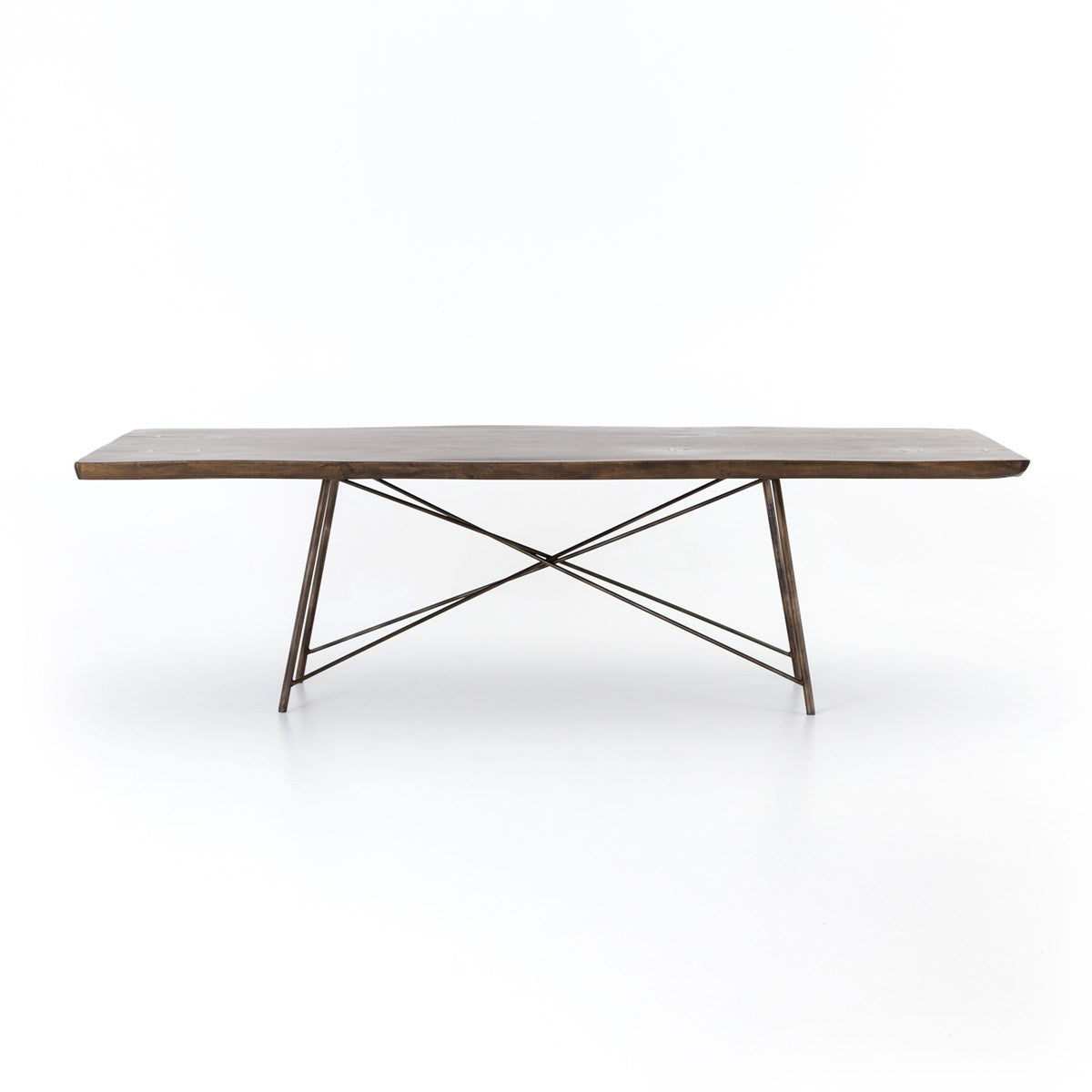 Rocky Dining Table-Bronzed Iron Dining Table Four Hands Four Hands, Burke Decor, Mid Century Modern Furniture, Old Bones Furniture Company, Old Bones Co, Modern Mid Century, Designer Furniture, https://www.oldbonesco.com/