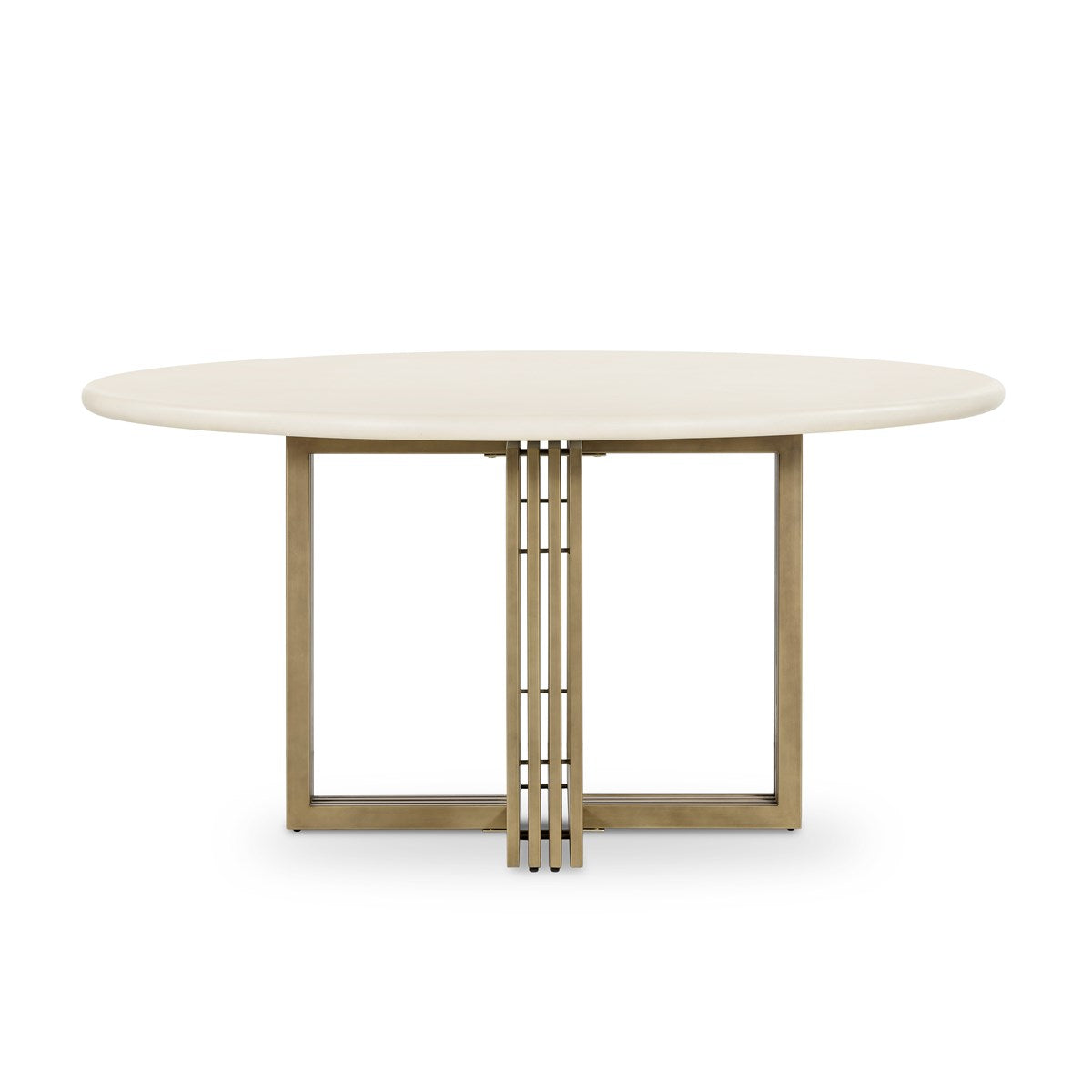 Mia Round Dining Table-Parchment White Dining Table Four Hands Four Hands, Burke Decor, Mid Century Modern Furniture, Old Bones Furniture Company, Old Bones Co, Modern Mid Century, Designer Furniture, https://www.oldbonesco.com/