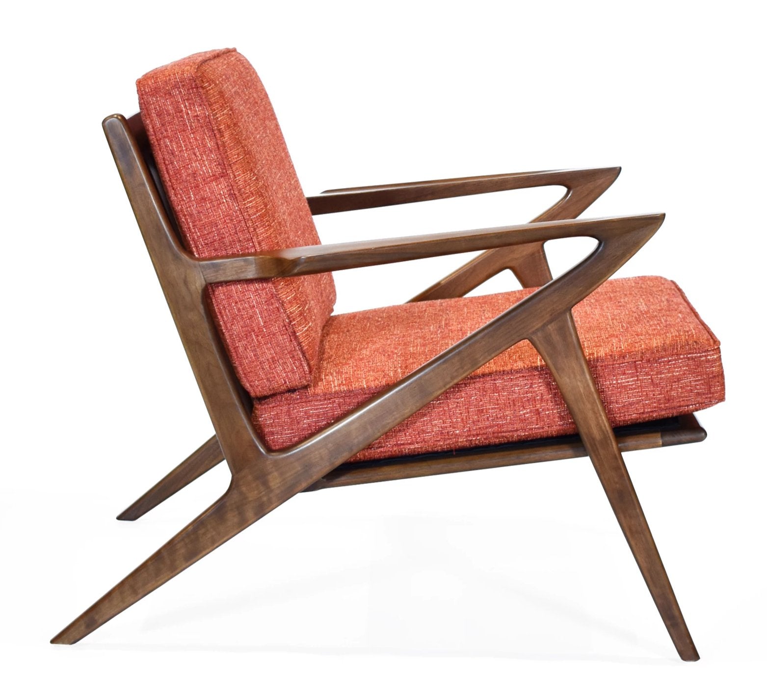 Z Lounge Chair - Walnut Gingko Furniture Four Hands, Burke Decor, Mid Century Modern Furniture, Old Bones Furniture Company, Old Bones Co, Modern Mid Century, Designer Furniture, https://www.oldbonesco.com/